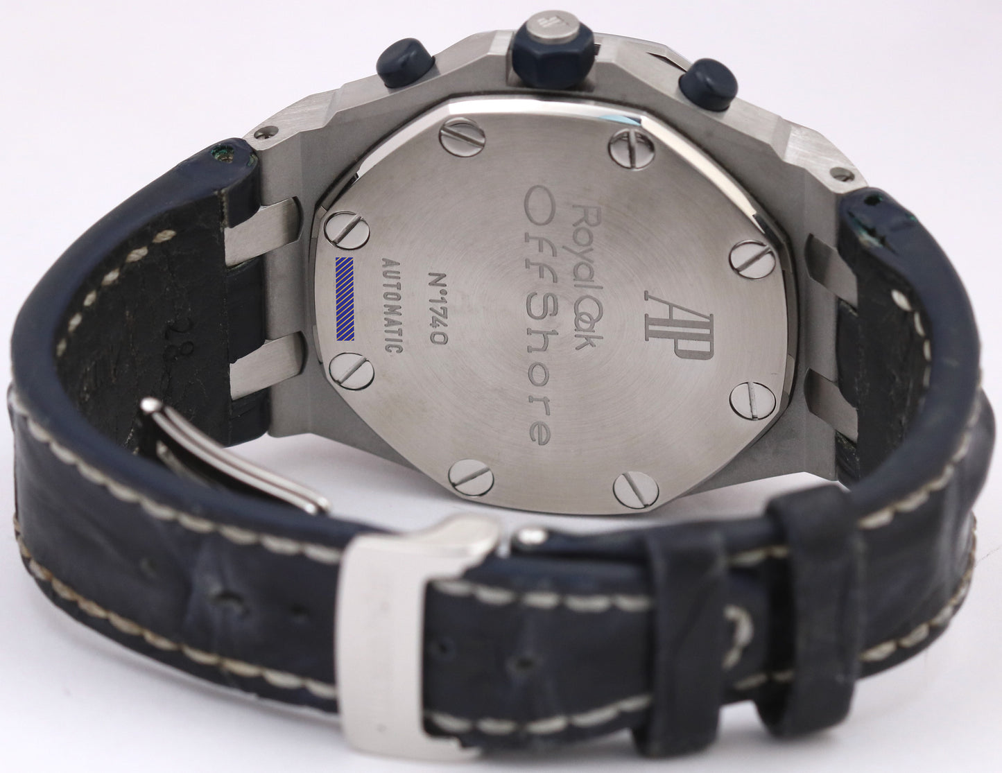 Audemars Piguet Royal Oak Offshore WHITE Blue NAVY Chronograph Steel 26170ST