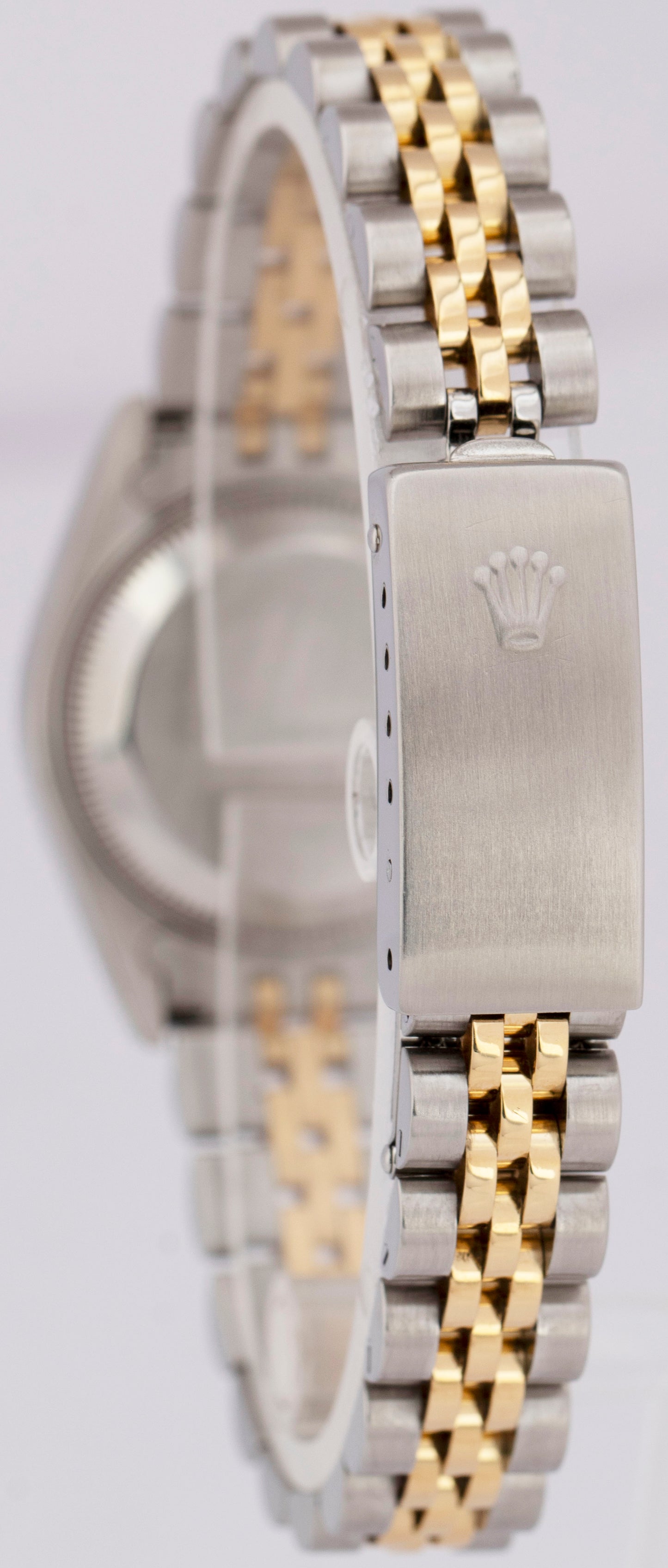 PAPERS Rolex DateJust 26mm RED VIGNETTE DIAMOND 18K Gold Jubilee 69173 BOX B+P