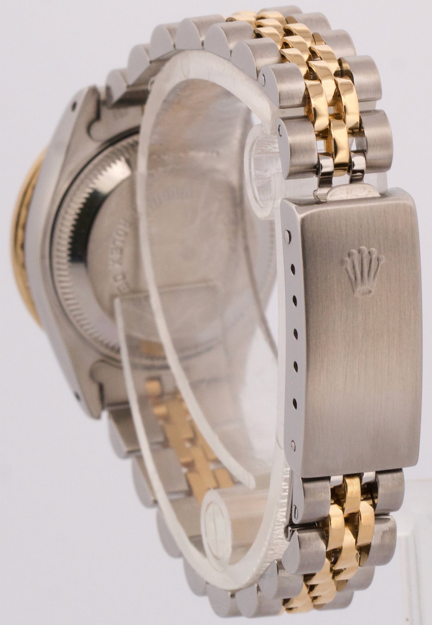 Ladies Rolex DateJust 26mm MOP DIAMOND Two-Tone 18K Gold Steel JUBILEE 69173
