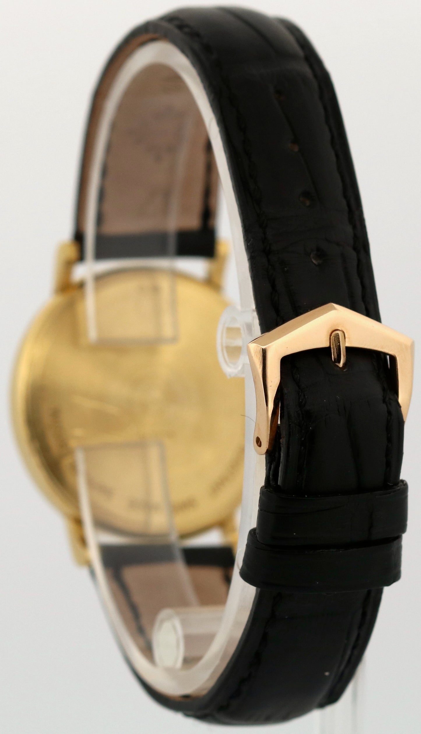 VINTAGE Patek Philippe Calatrava 18K Yellow Gold Leather 33mm Manual Watch