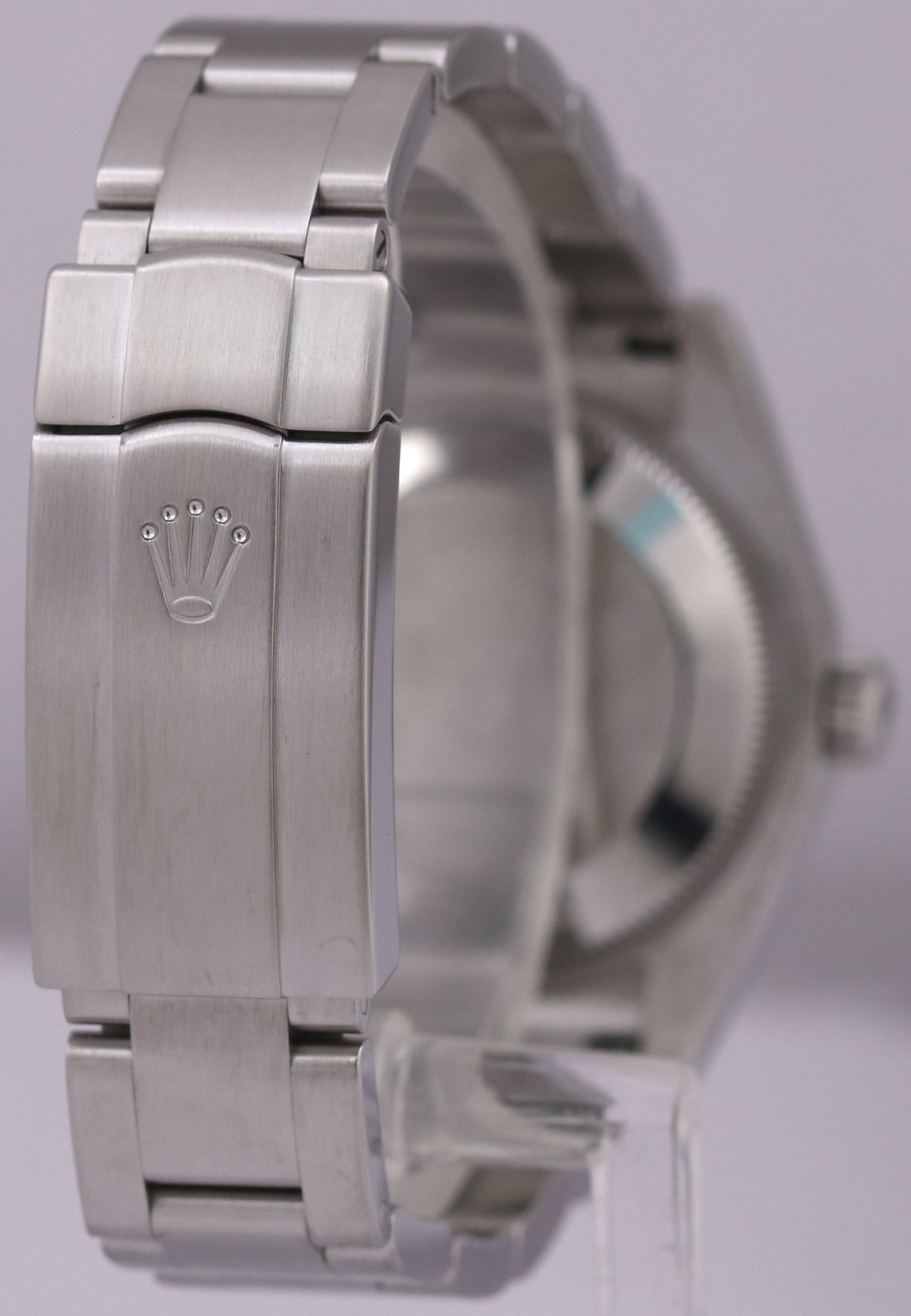 MINT PAPERS Ladies Rolex Oyster Perpetual Steel PINK Black 31mm 177200 Watch BOX