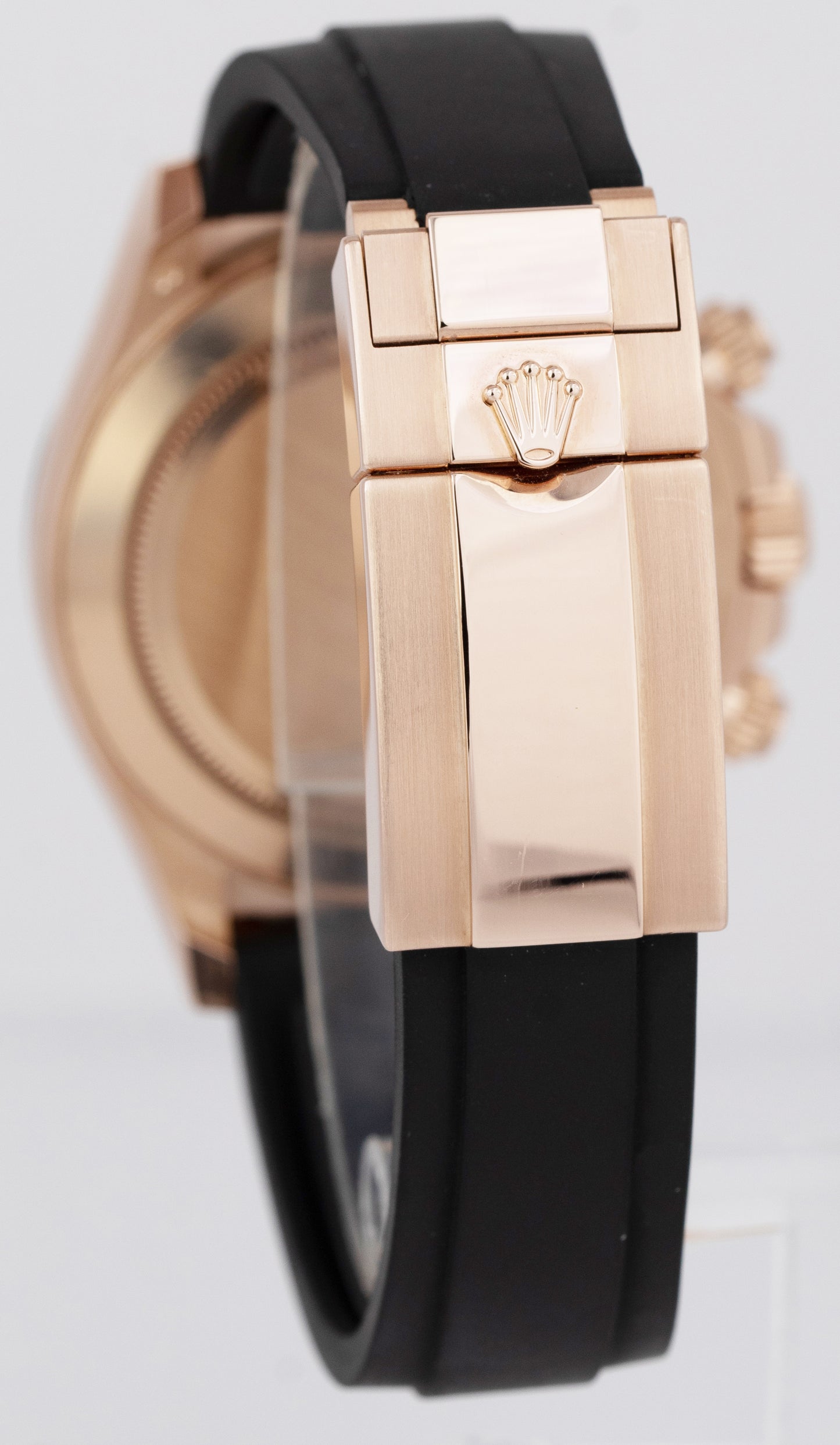PAPERS Rolex Daytona Rose Gold Pink Sundust PAPERS Oysterflex Watch 116515 B+P