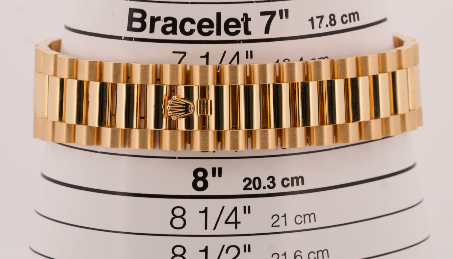 2026 PAPERS Rolex Day-Date President 18K Gold GREEN OMBRE ROMAN 40mm 228238 BOX