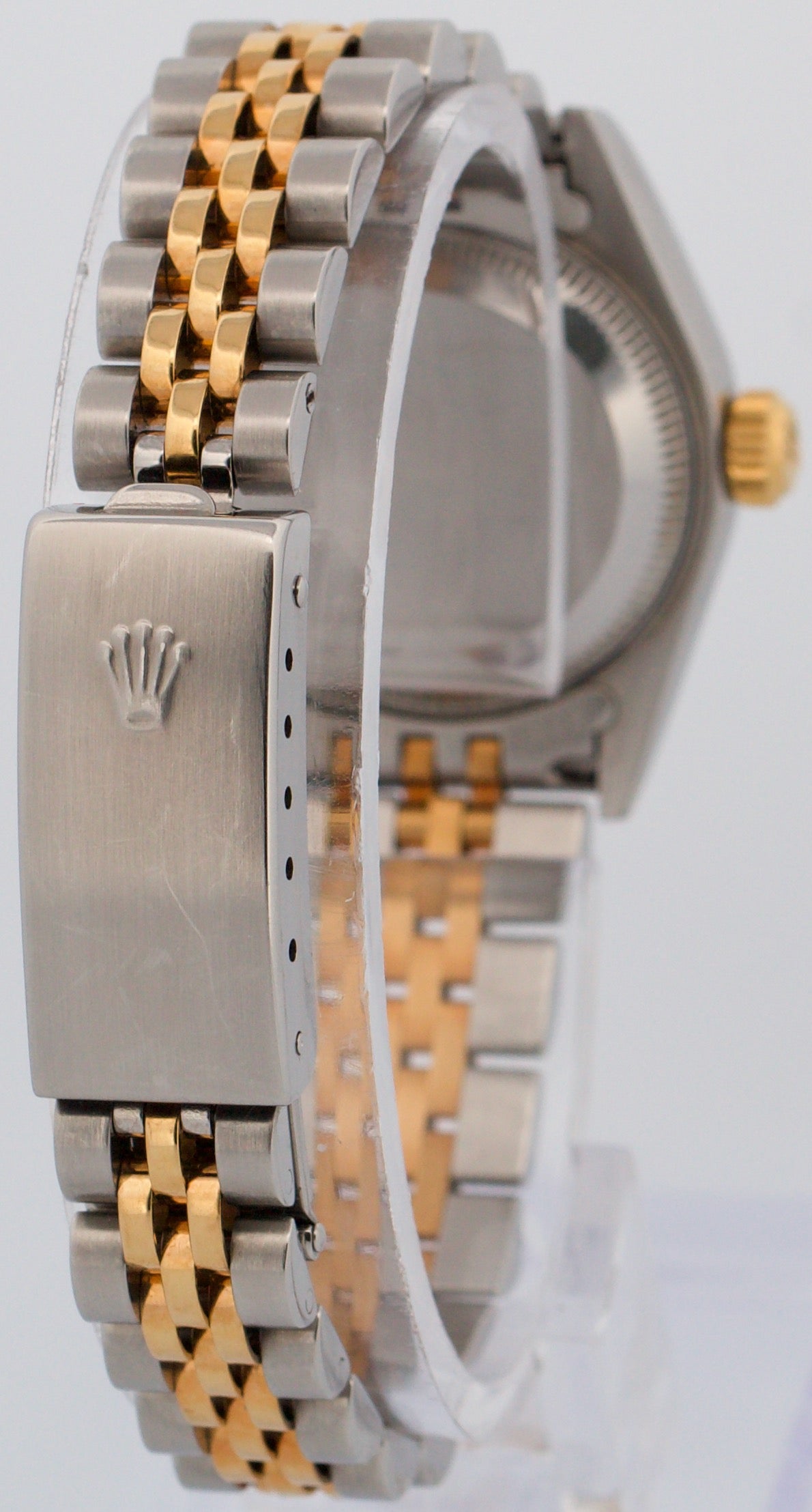Ladies Rolex DateJust FACTORY MOP TEARDROP DIAMOND 18K 26mm JUBILEE 79173 BOX