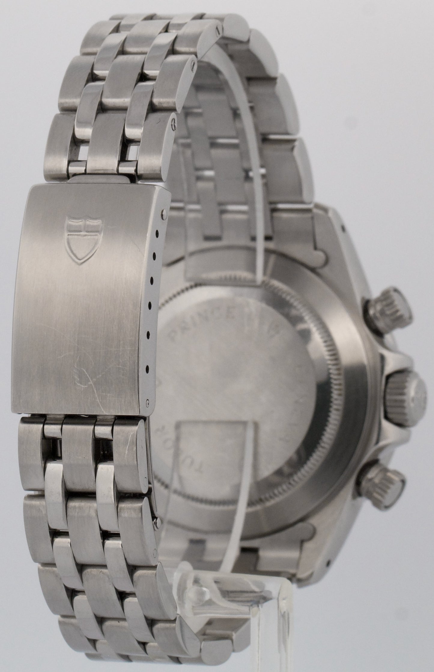 1999 UNPOLISHED PAPERS Tudor Prince Date Tiger BLACK 79260 40mm Steel Watch BOX