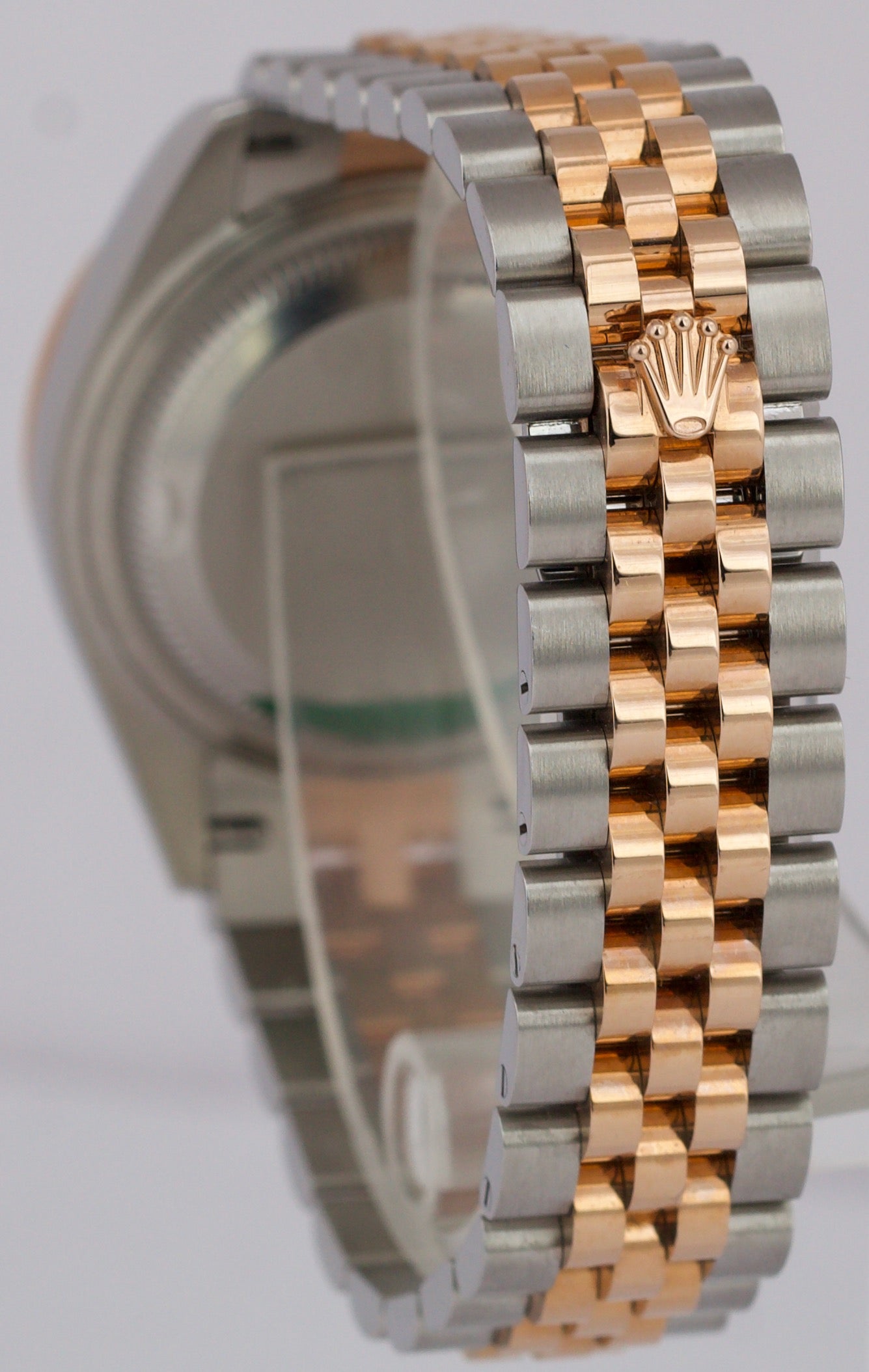 PAPERS Rolex DateJust MOP DIAMOND 28mm Steel JUBILEE 18K Rose Gold 279381RBR BOX
