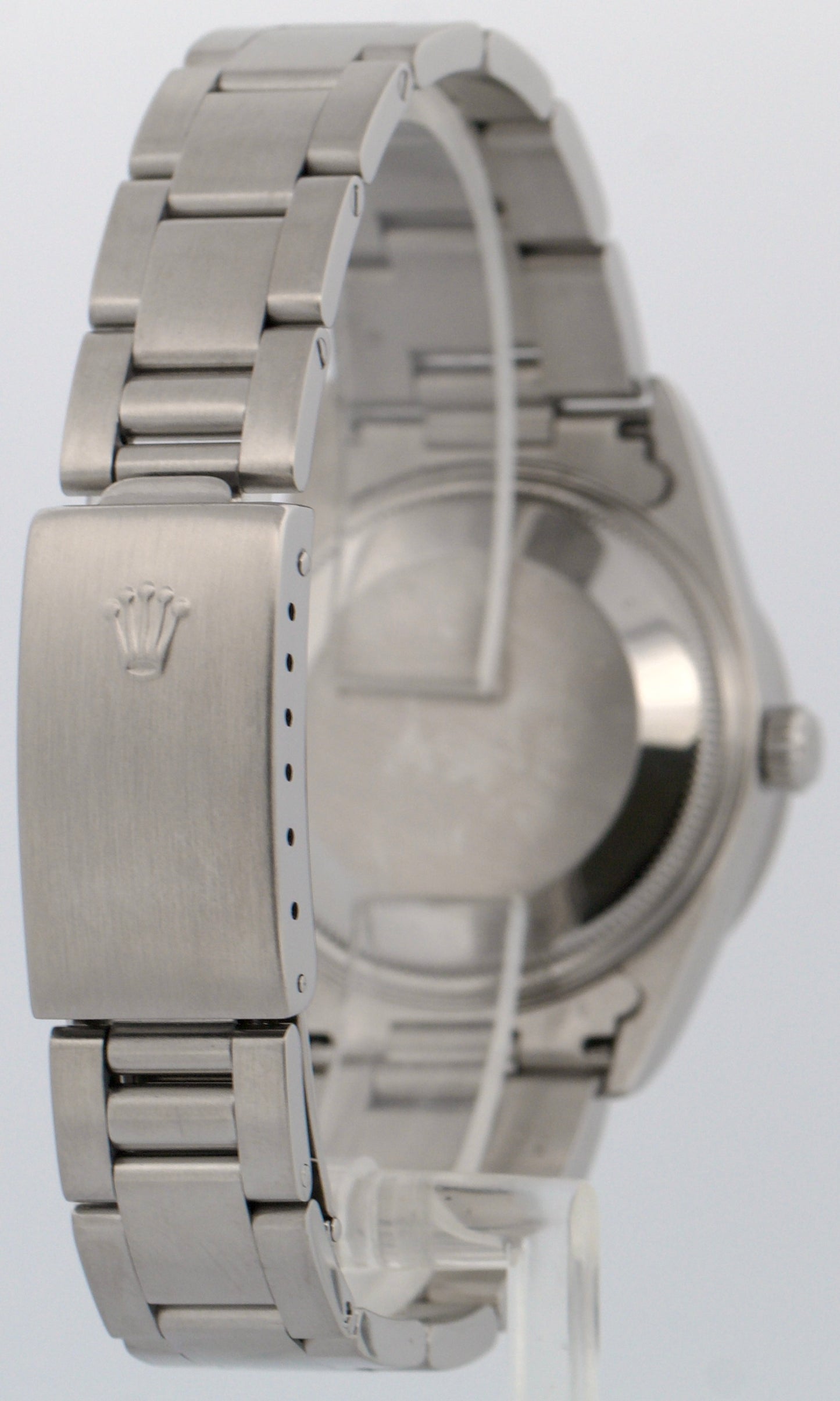 PAPERS Rolex Oyster Perpetual Air-King BLACK 14010 Stainless Steel 34mm BOX