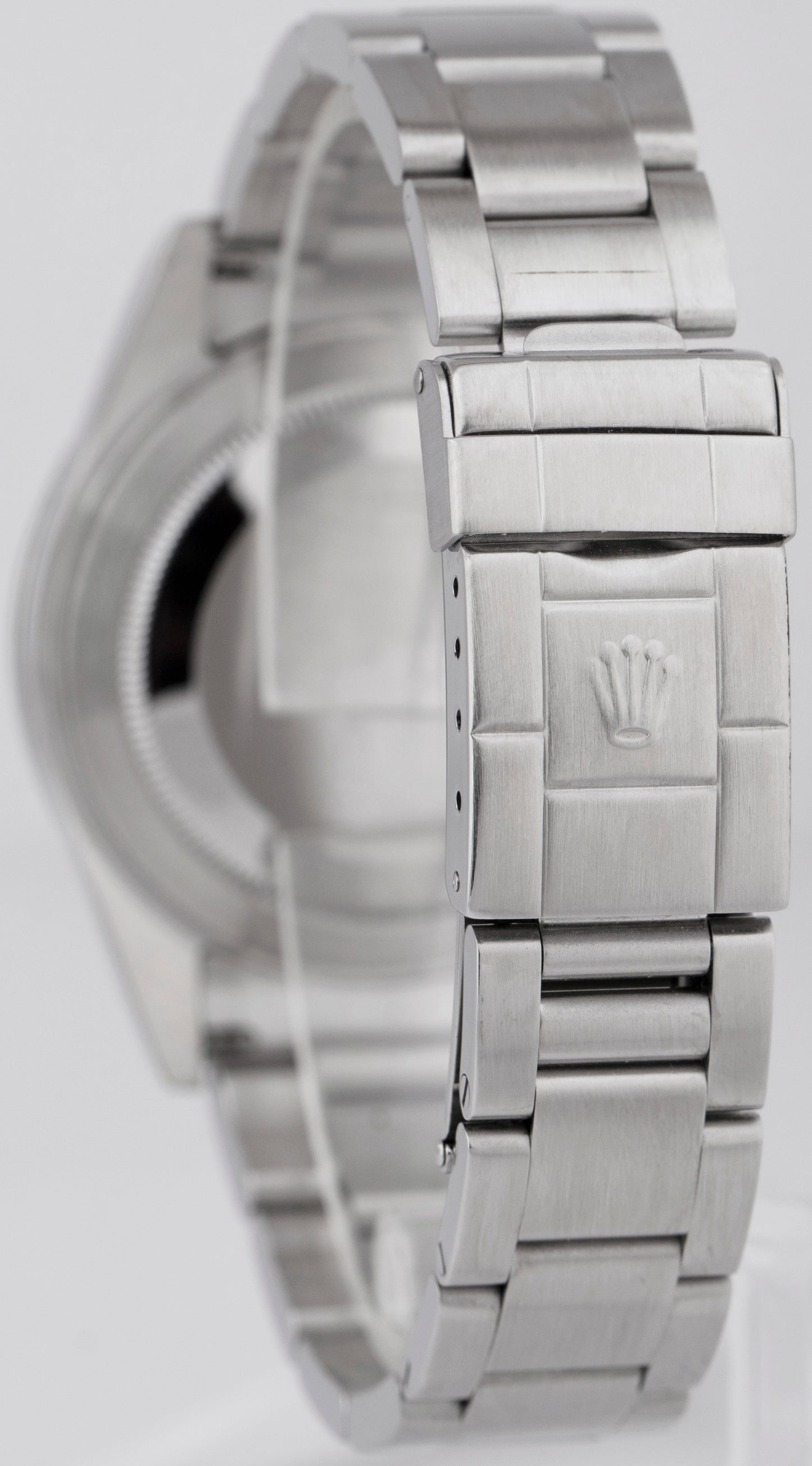 Rolex Explorer II Polar White Stainless Steel NO-HOLES CASE 40mm Watch 16570
