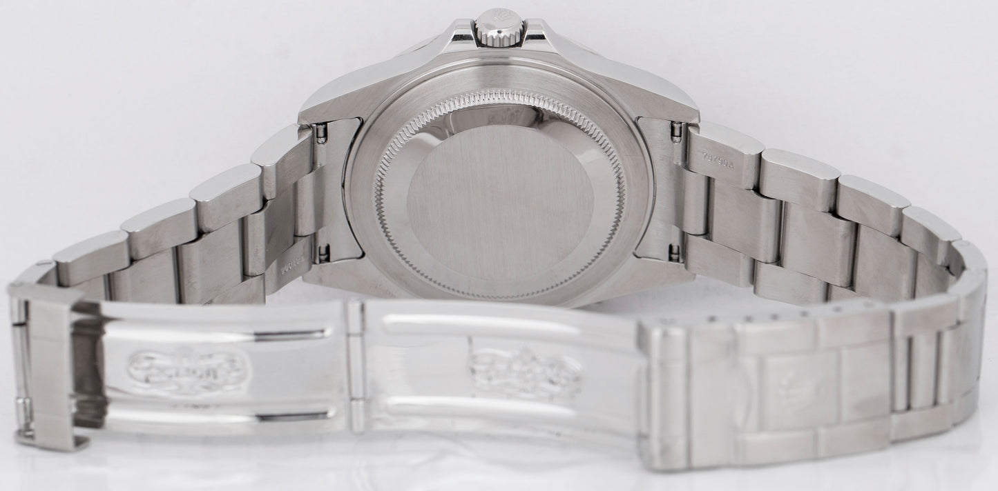 Rolex Explorer II Polar White Stainless Steel NO-HOLES CASE 40mm Watch 16570