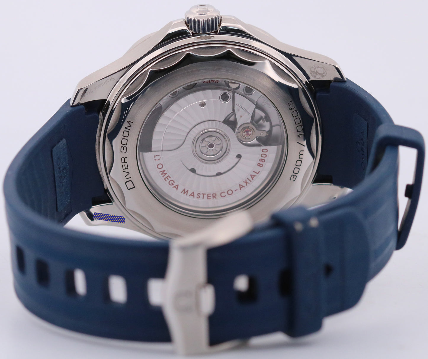 PAPERS Omega Seamaster Diver Steel BLUE GREY WAVE 42mm 210.32.42.20.06.001 BOX