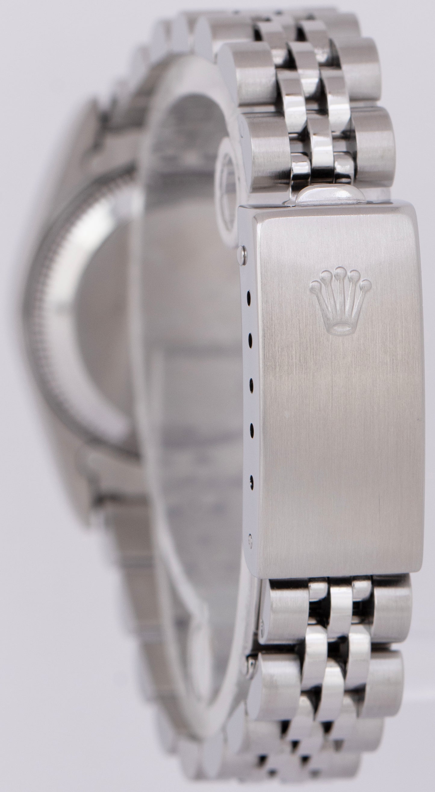 MINT Rolex Oyster Perpetual 24mm MOP DIAMOND Steel 18K Gold Jubilee Watch 67194