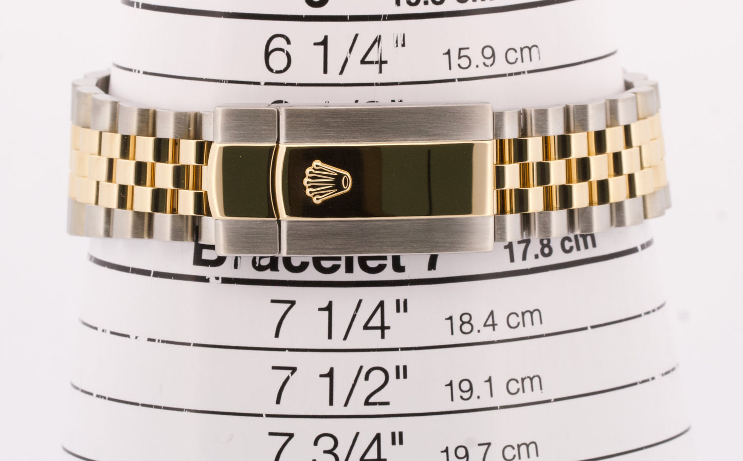 Rolex DateJust CHAMPAGNE Fluted 36mm Steel 18K Yellow Gold JUBILEE Watch 126233