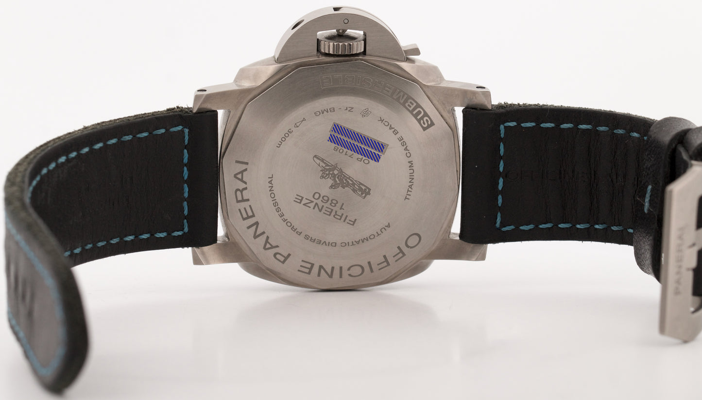 2018 Panerai Luminor Sumbersible BMG-Tech PAM00692 Blue Titanium 47mm Box Papers