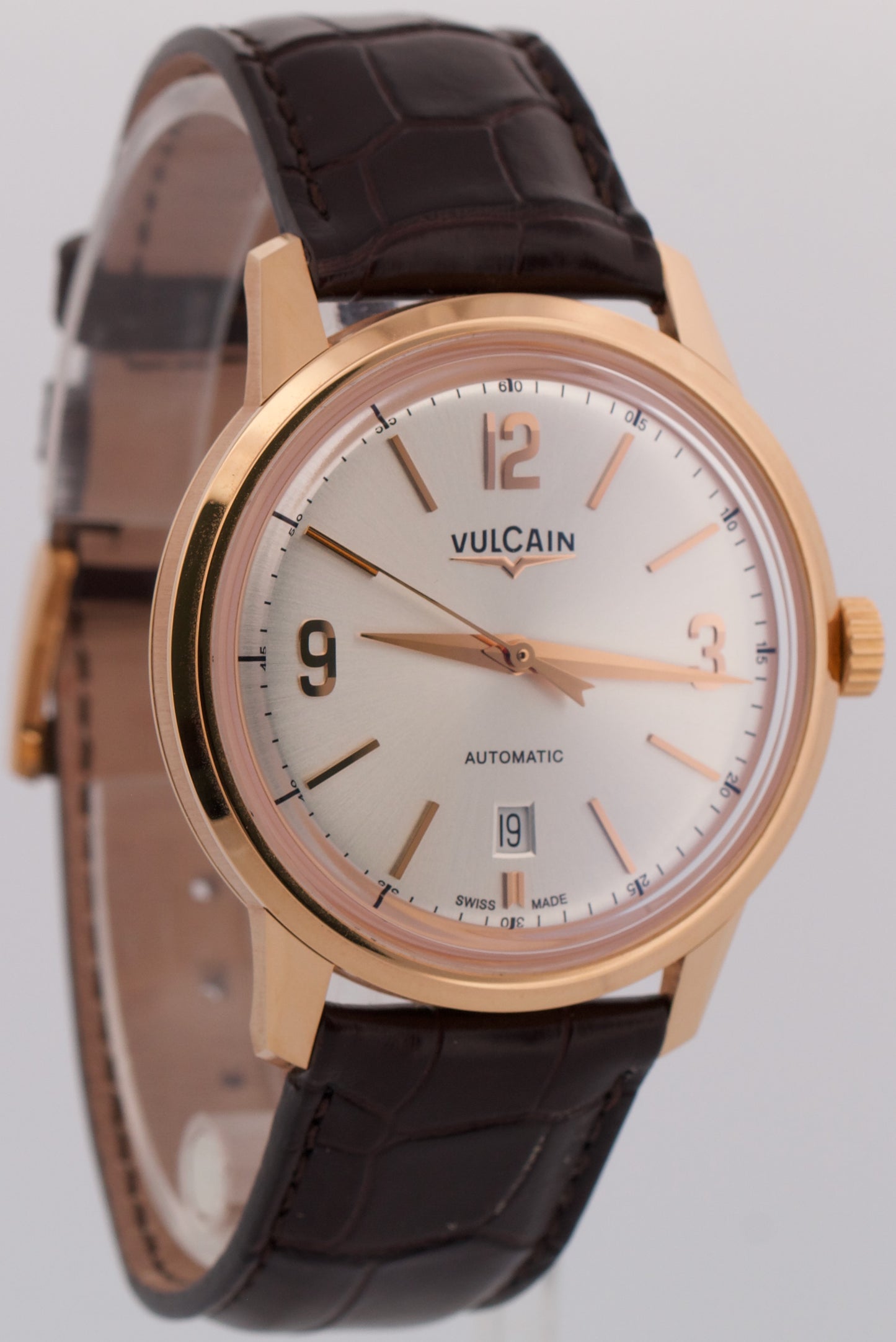 2021 PAPERS Valcain 50's President Classic 42mm SILVER 18K Gold 560556.307L BOX