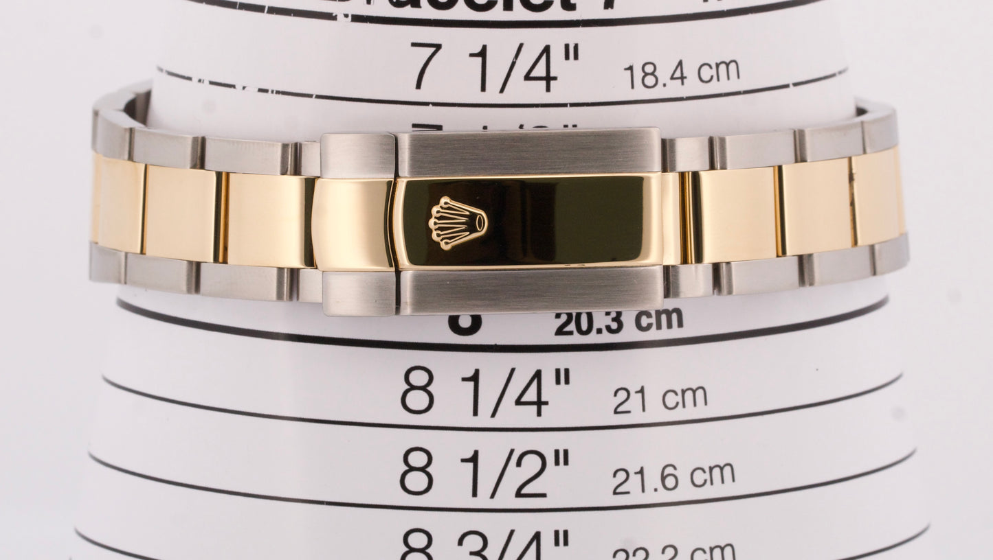 Rolex Datejust II WIMBLEDON Rhodium Steel 18K Yellow Gold 41mm OYSTER 116333