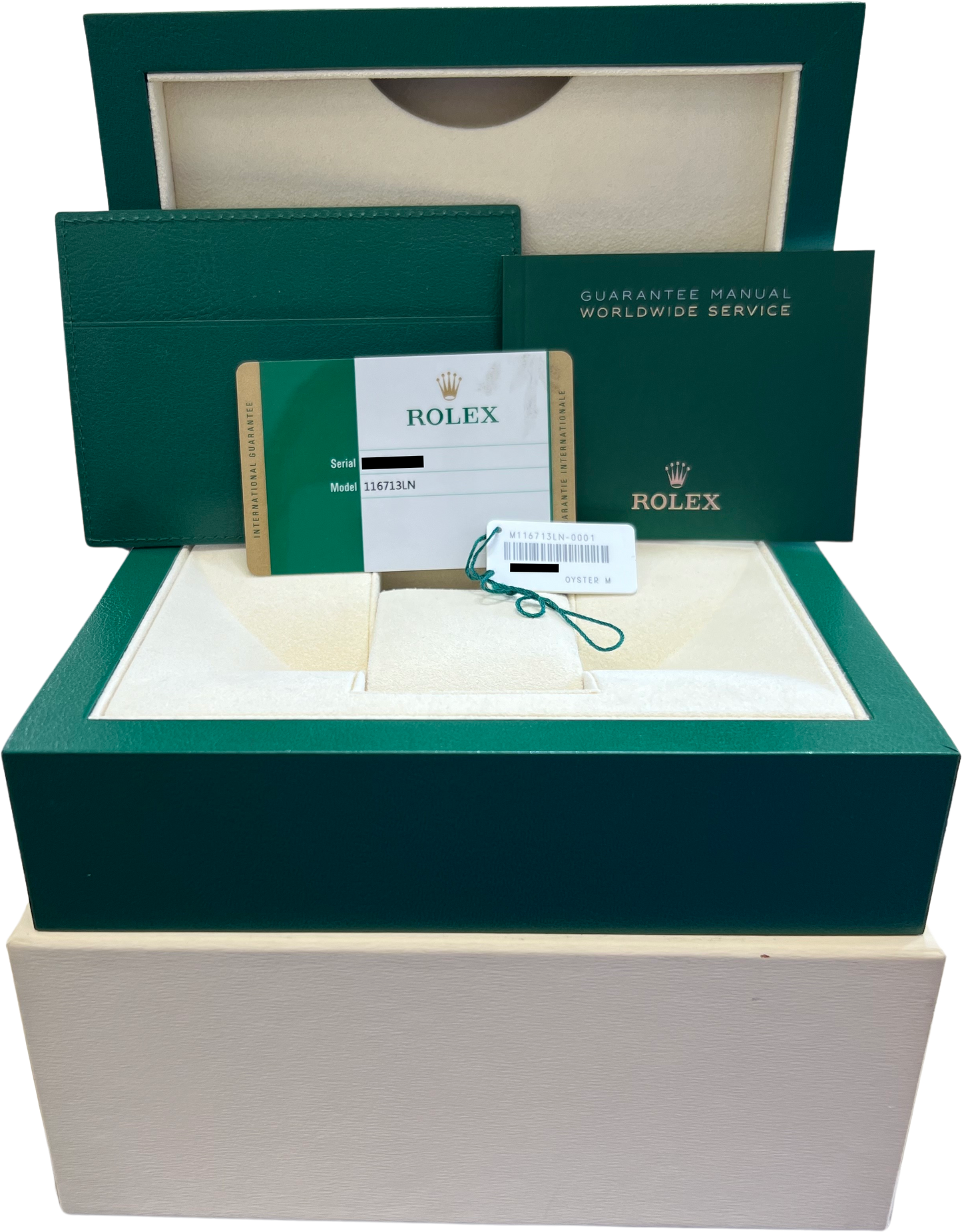 MINT PAPERS 2018 Rolex GMT-Master II Ceramic Black Two-Tone Gold 40mm 116713 BOX