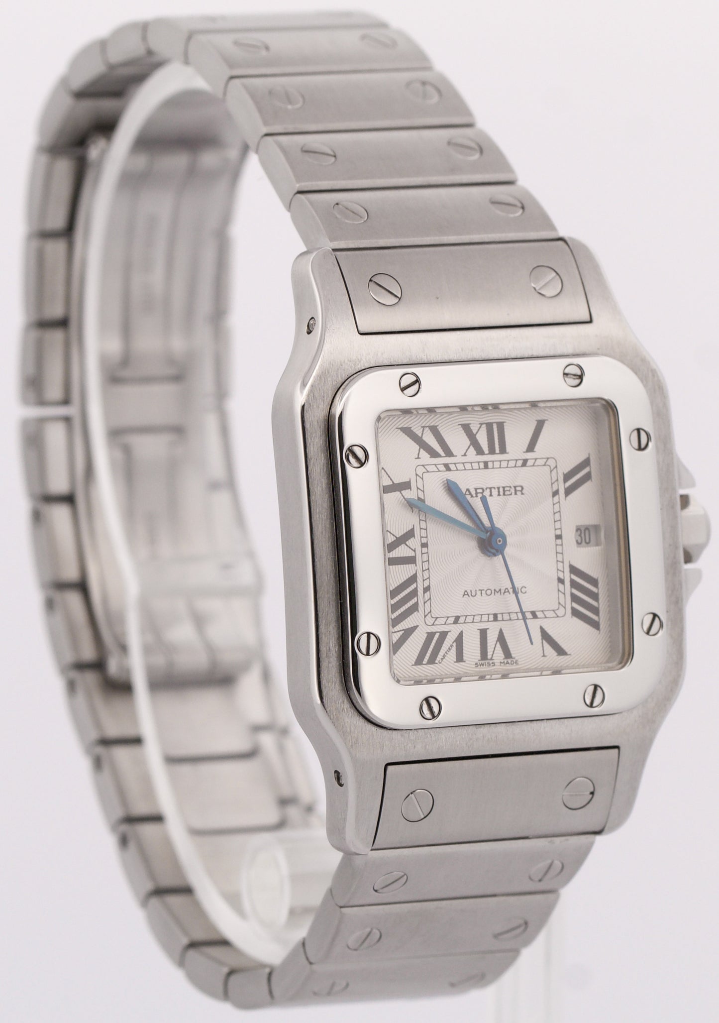 Cartier Santos Galbee 29mm IVORY ROMAN Stainless Steel Automatic 2319 W20055D6