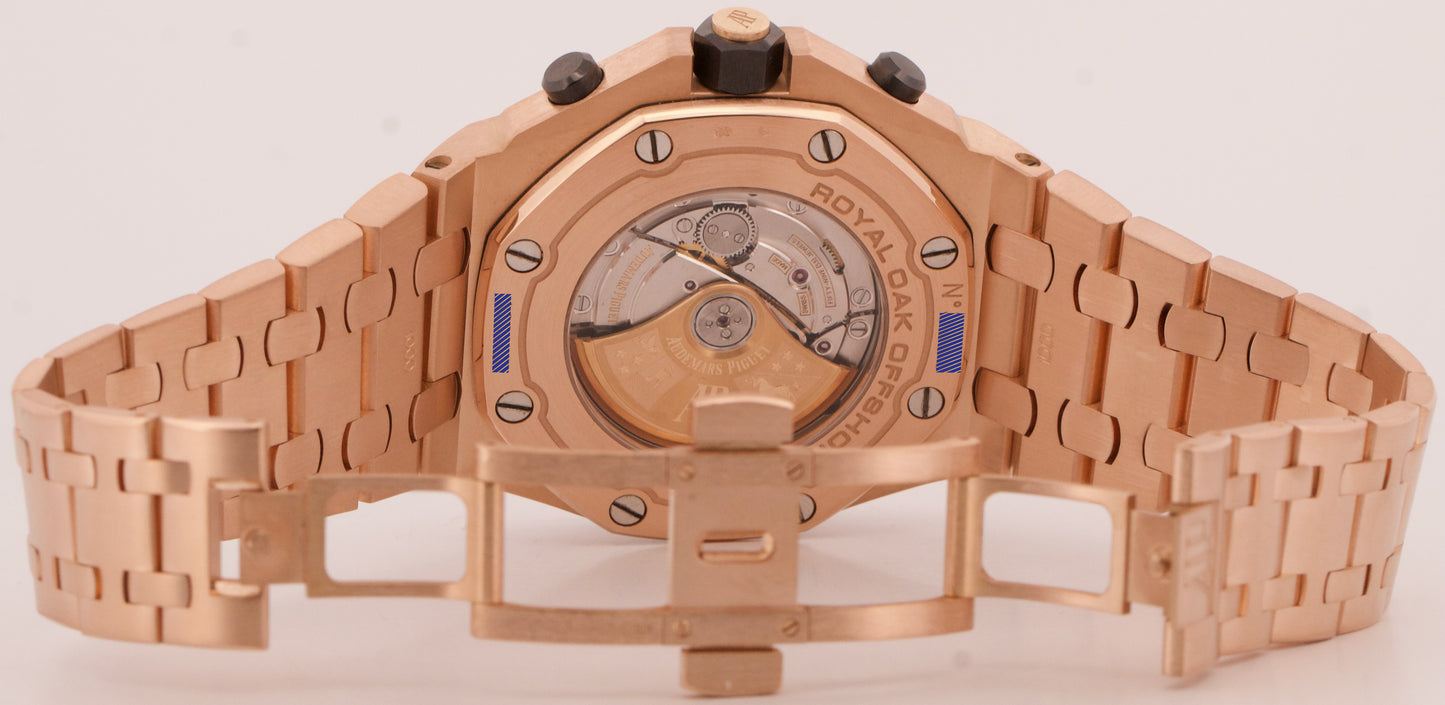 PAPERS Audemars Piguet Royal Oak Offshore BRICK 18K Rose Gold 42mm 26470OR BOX