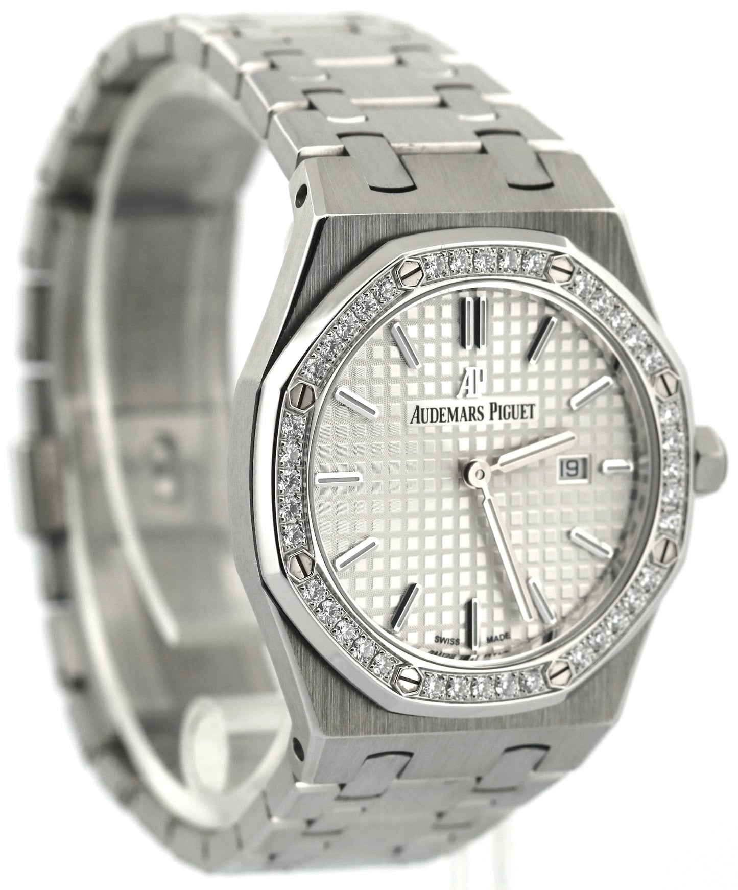 Audemars Piguet Royal Oak SILVER DIAMOND Steel Quartz 33mm 67651ST.ZZ.1261ST.01