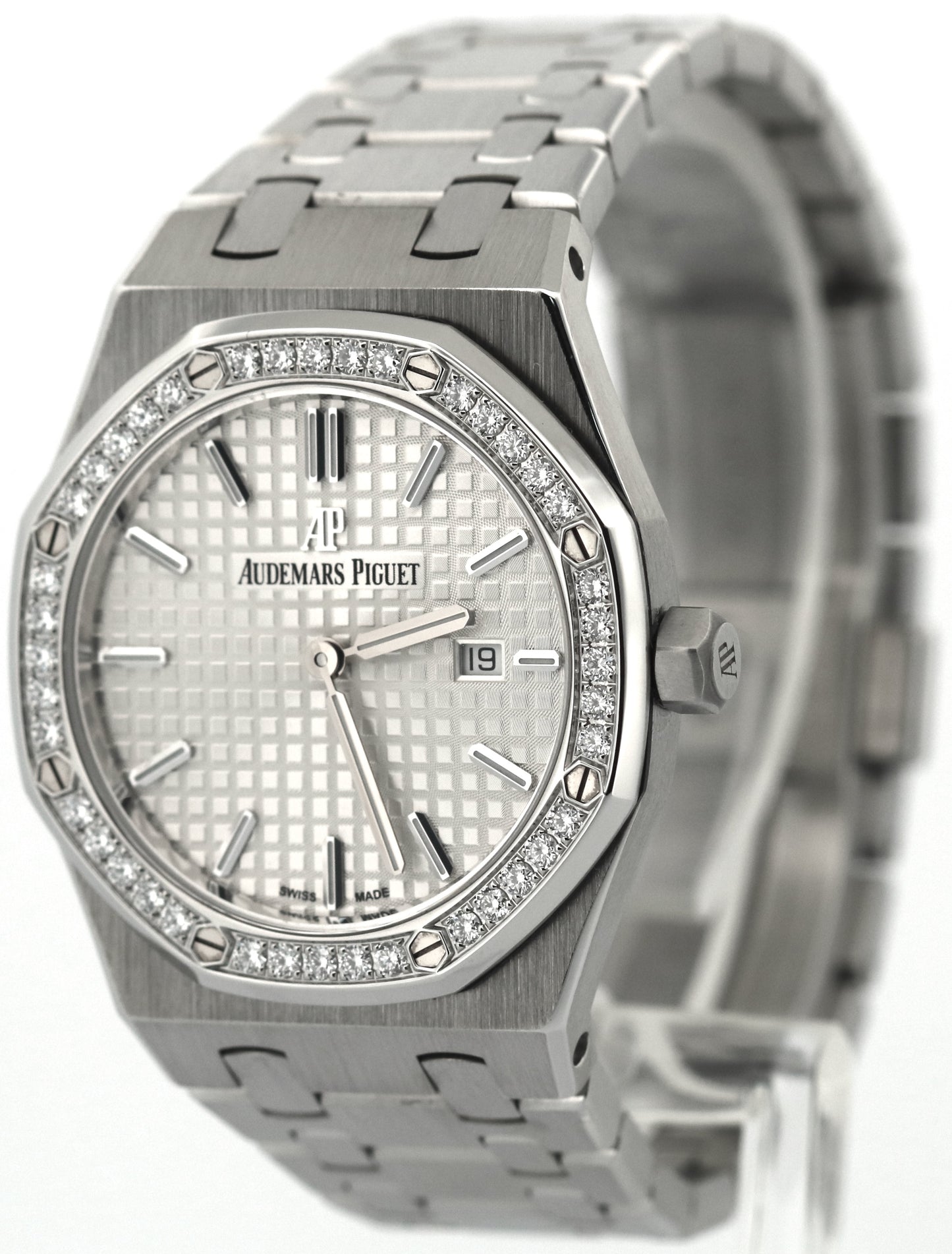 Audemars Piguet Royal Oak SILVER DIAMOND Steel Quartz 33mm 67651ST.ZZ.1261ST.01