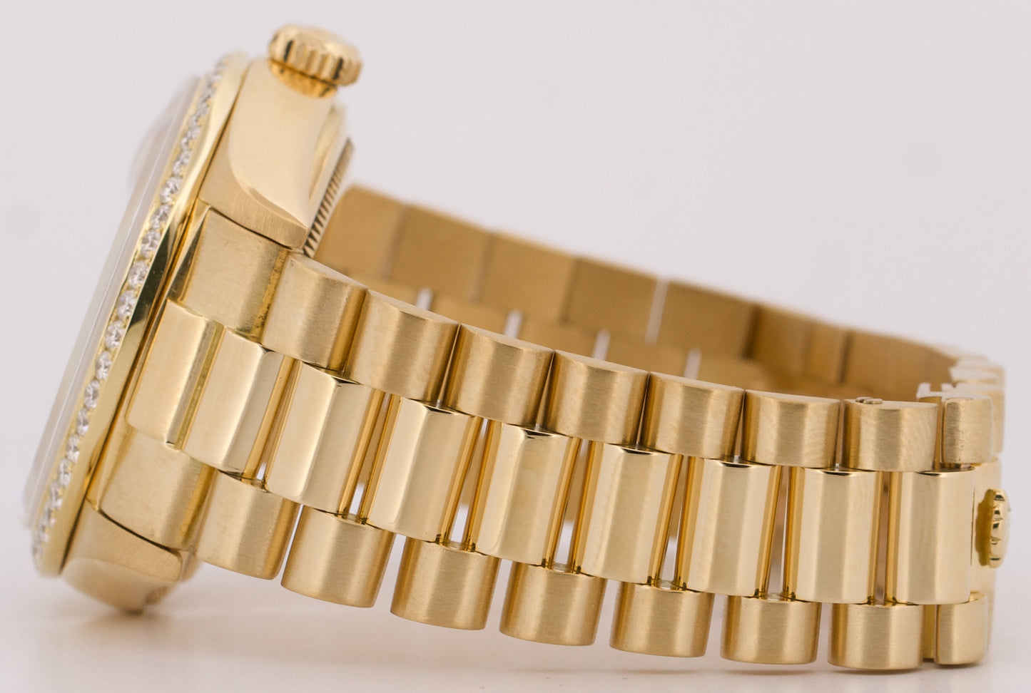 VINTAGE 1978 Rolex Day-Date President CHAMPAGNE DIAMOND 36mm 18K Watch 18038