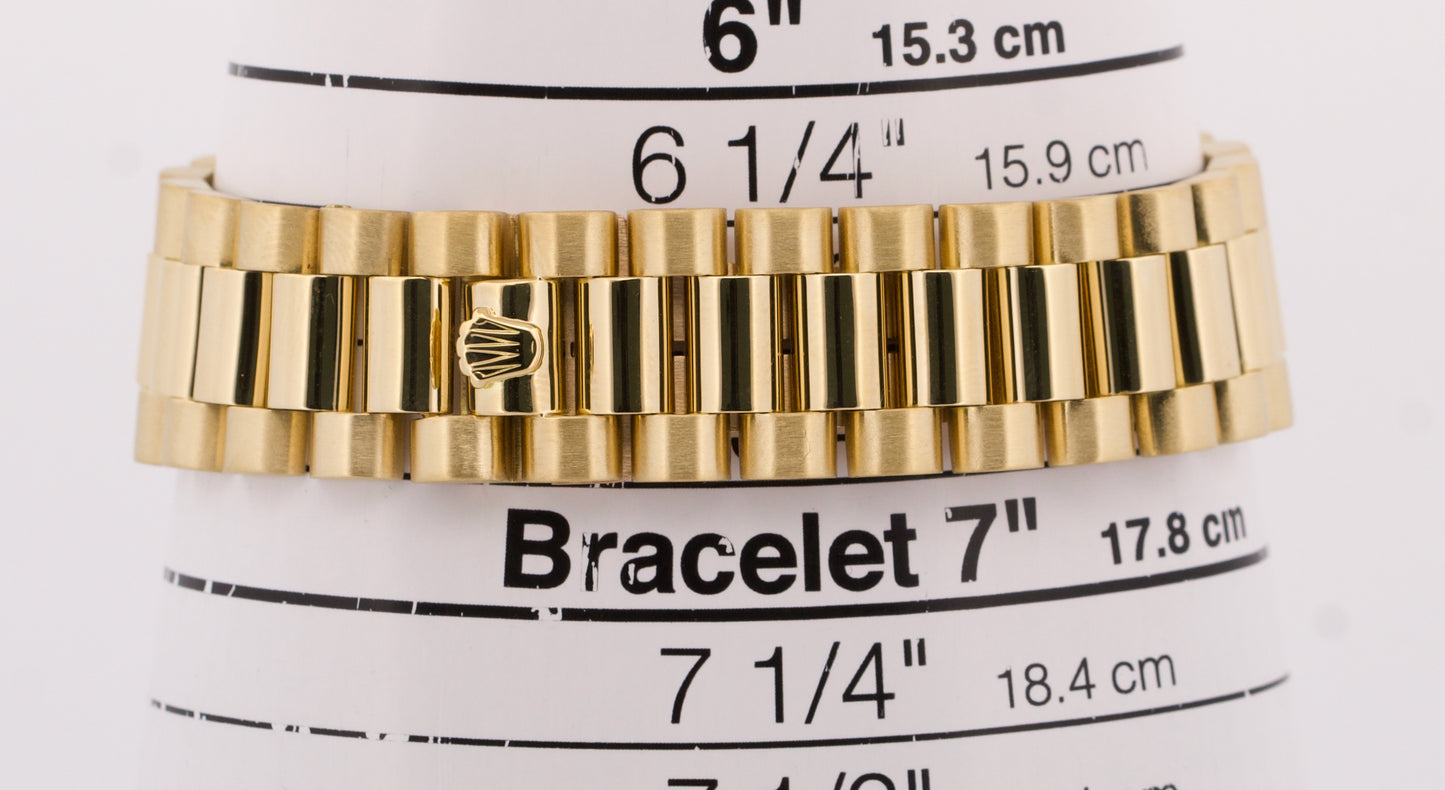 VINTAGE 1978 Rolex Day-Date President CHAMPAGNE DIAMOND 36mm 18K Watch 18038