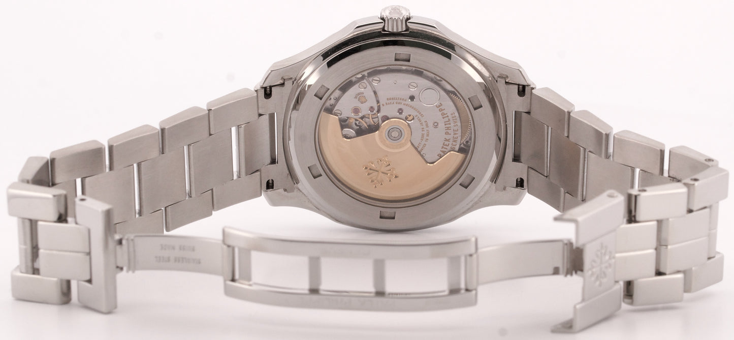 Patek Philippe Aquanaut 38mm BLACK Stainless Steel Automatic Watch 5065A