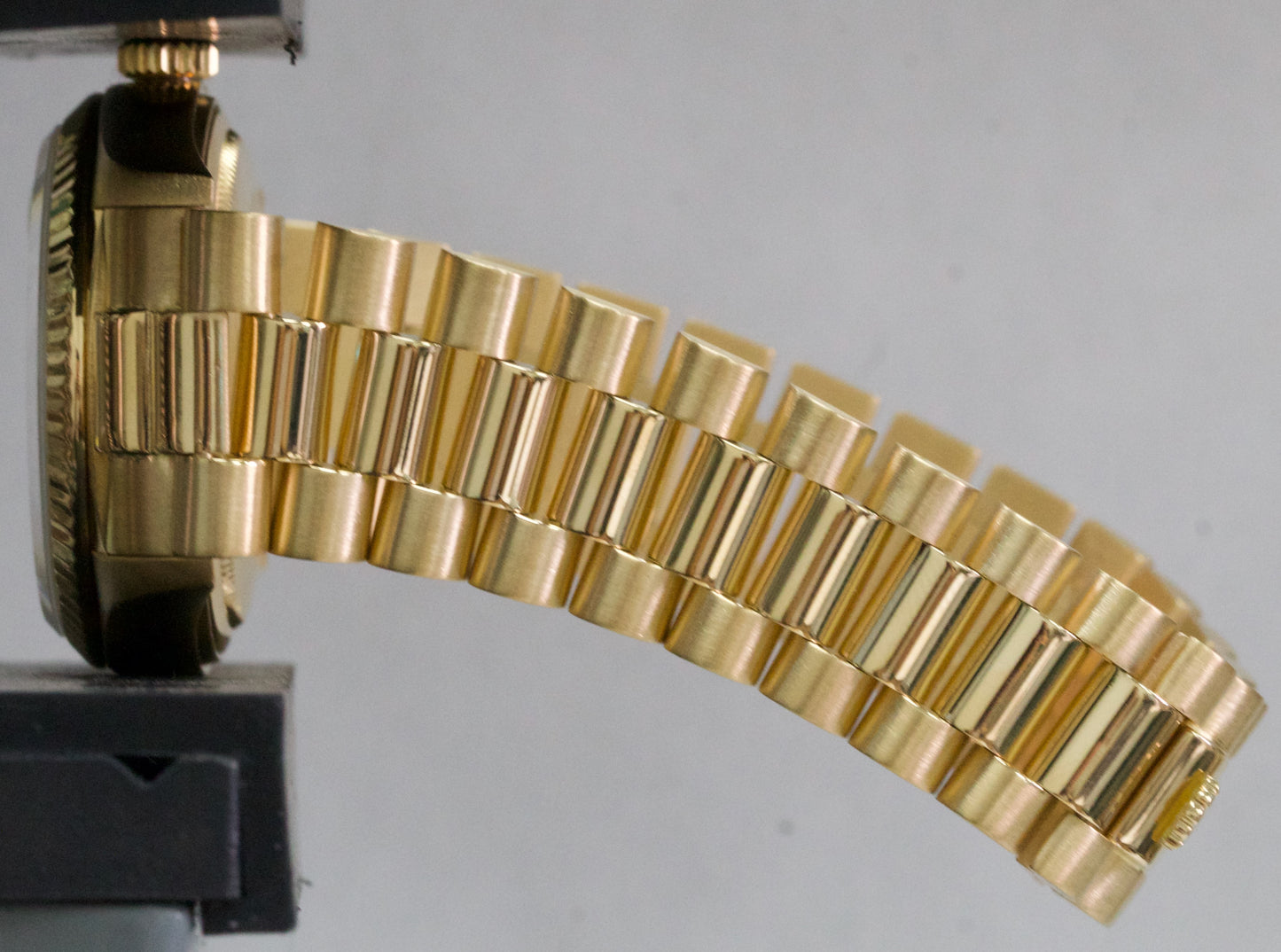 1987 Rolex Day-Date President IVORY COMPUTER ARABIC 18K Yellow Gold 36mm 18038