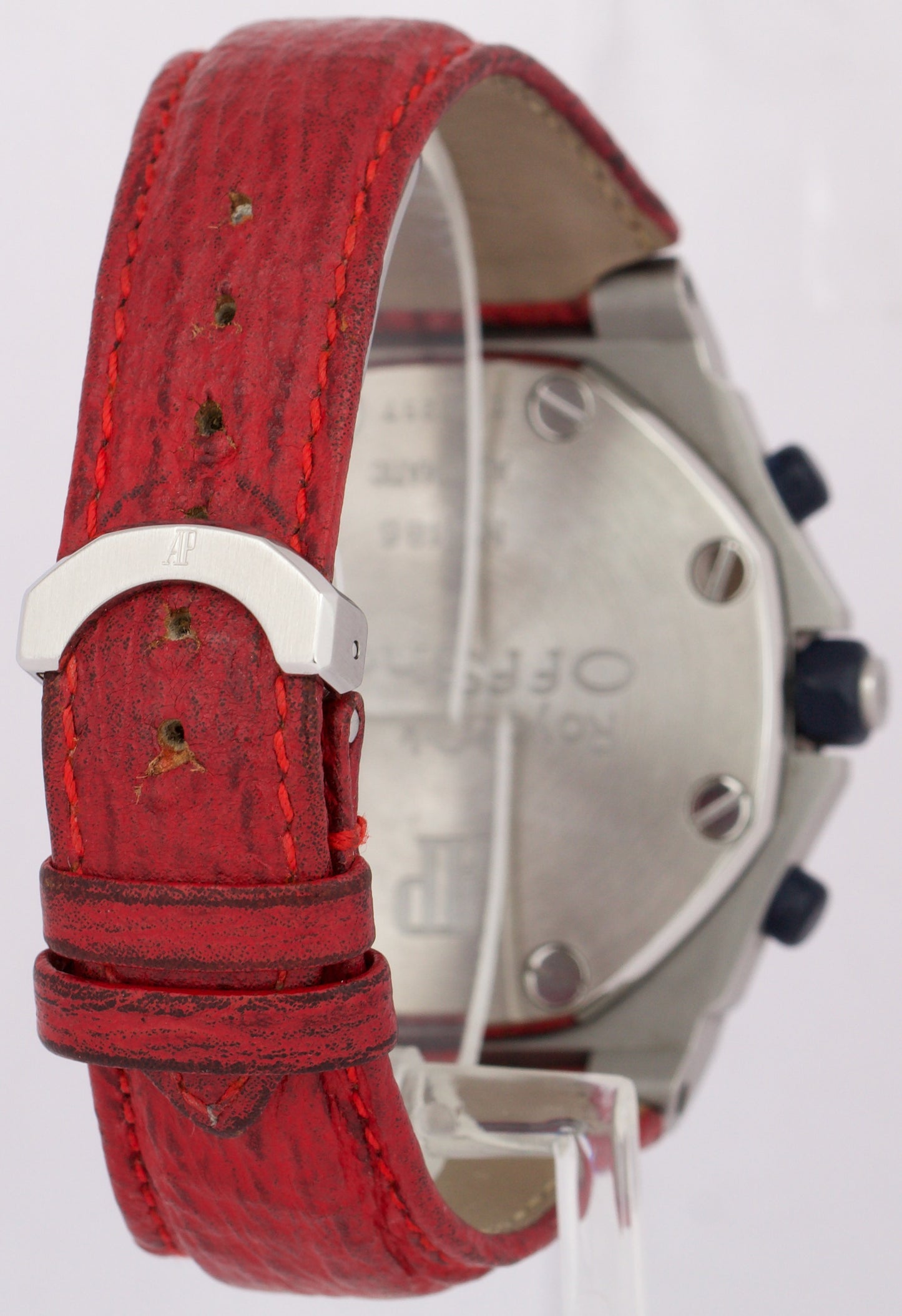 MINT Audemars Piguet Royal Oak Offshore RED Stainless Steel 42mm 25770ST Watch