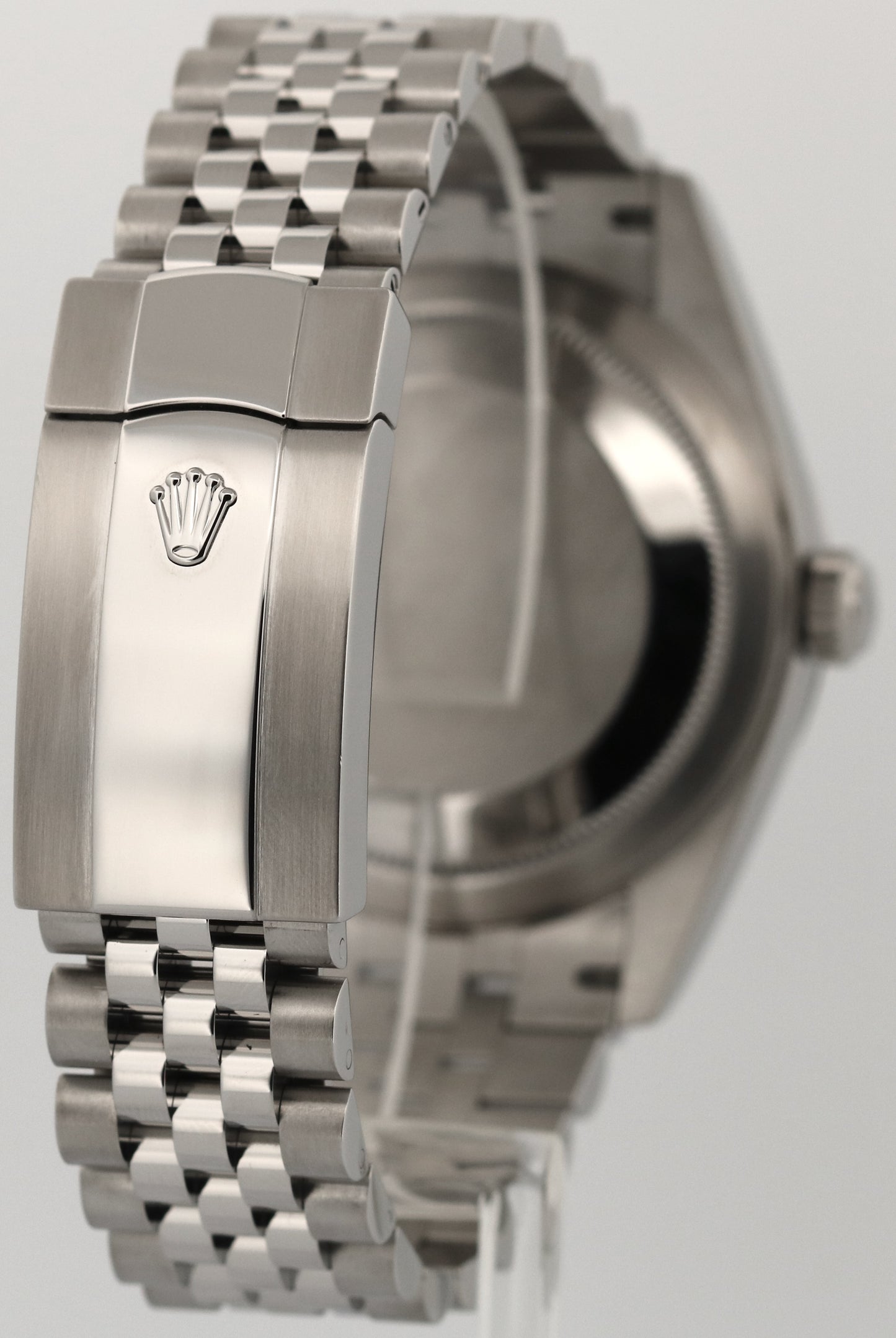 Rolex Sky-Dweller BLUE Stainless Steel 18K White Gold 42mm JUBILEE 326934 BOX