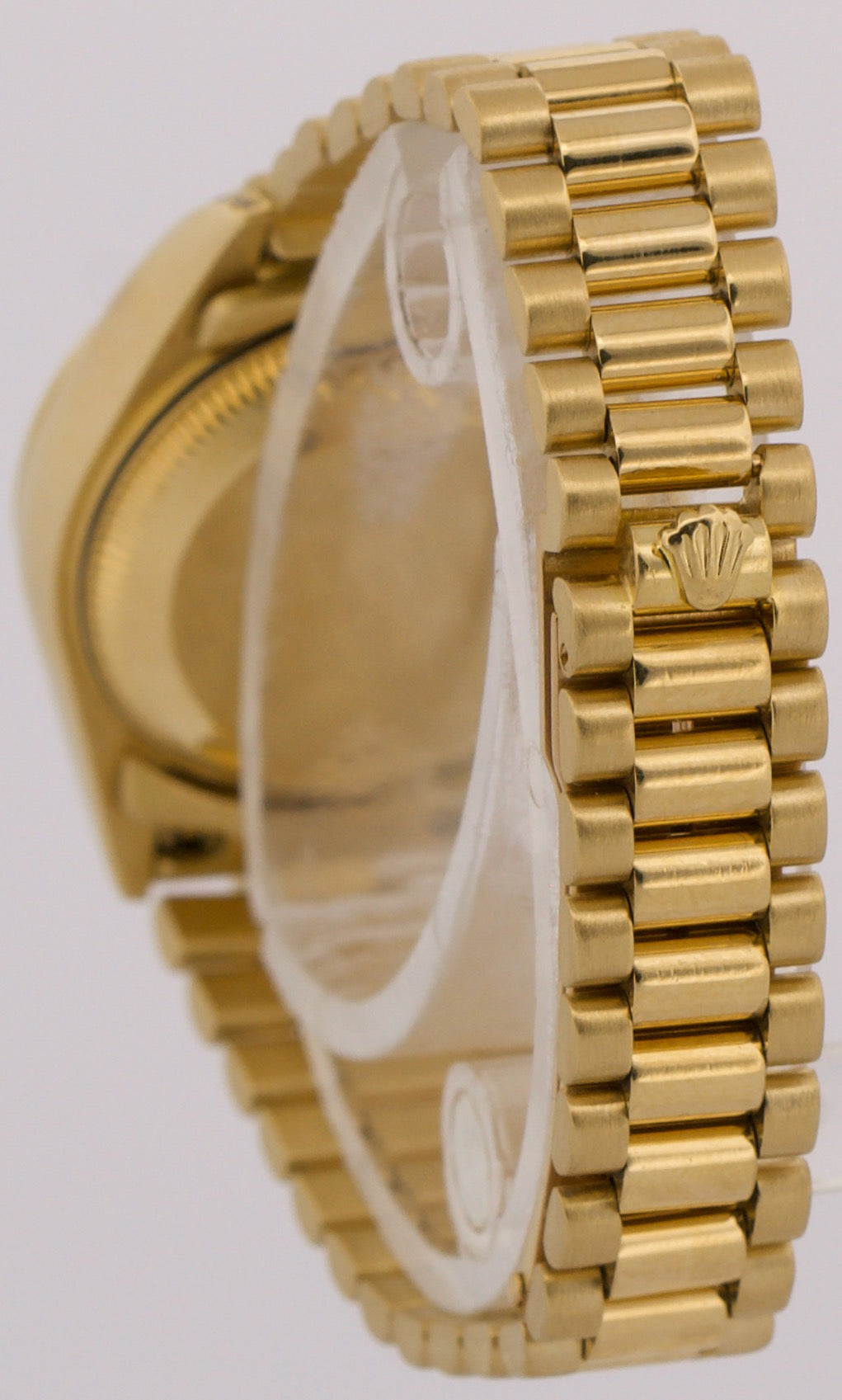 Ladies Rolex DateJust President 26mm MOP DIAMOND 18K Yellow Gold Fluted 69238