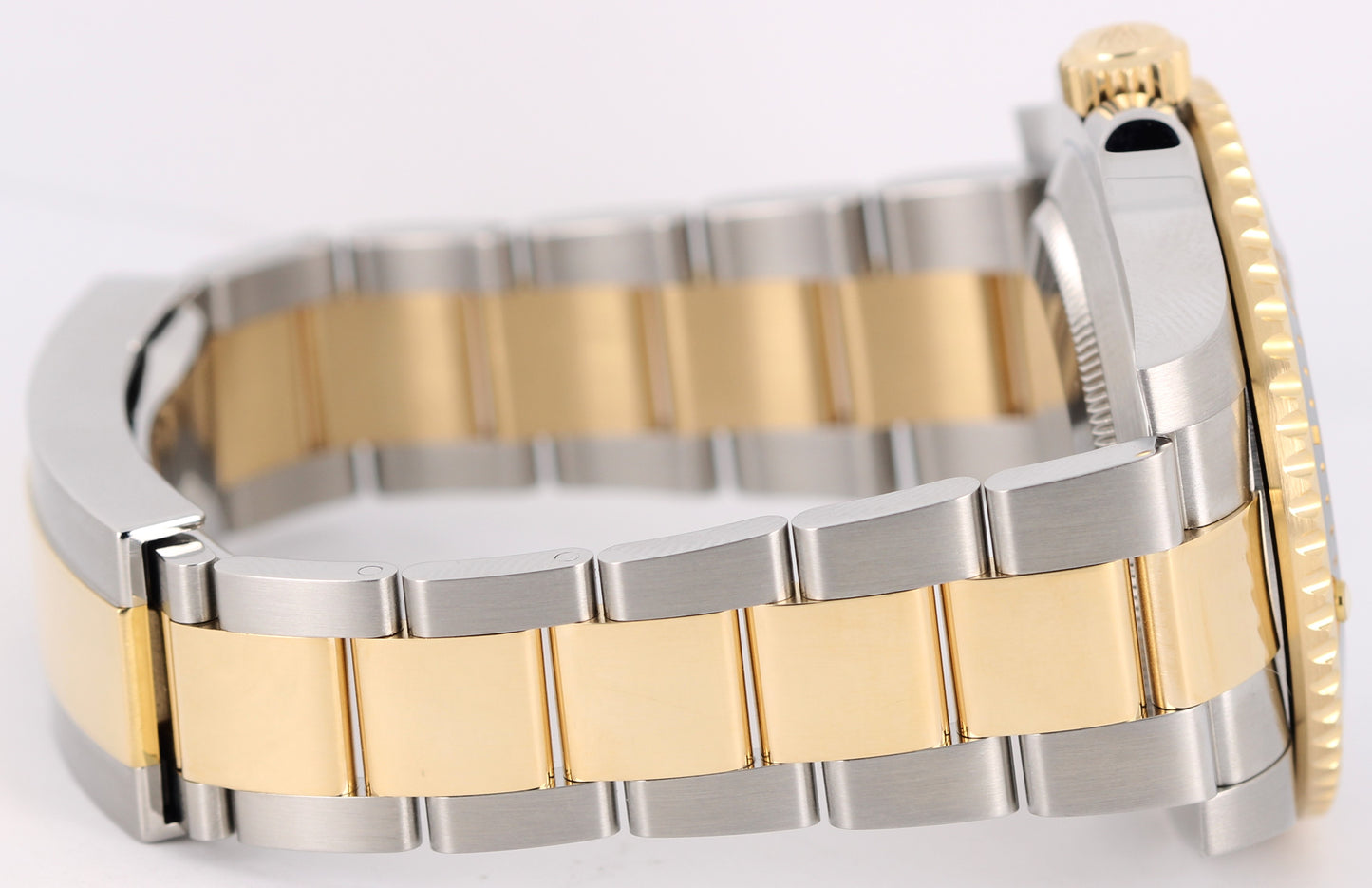 2018 PAPERS Rolex Submariner Date Two-Tone Gold Black 40mm 116613LN Watch BOX