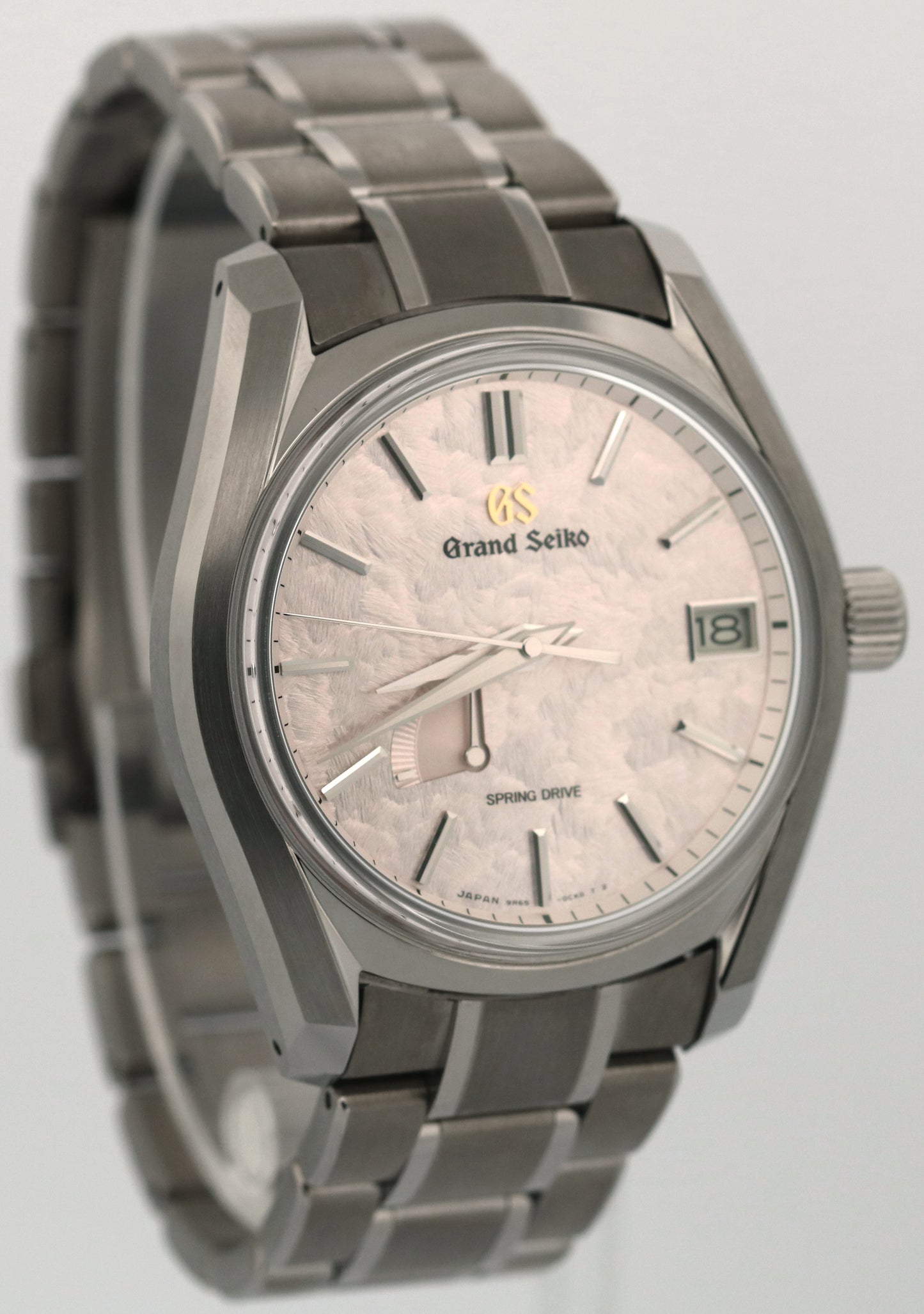 PAPERS Grand Seiko Heritage Titanium SHUNBUN Cherry Blossom 40mm SBGA413 BOX