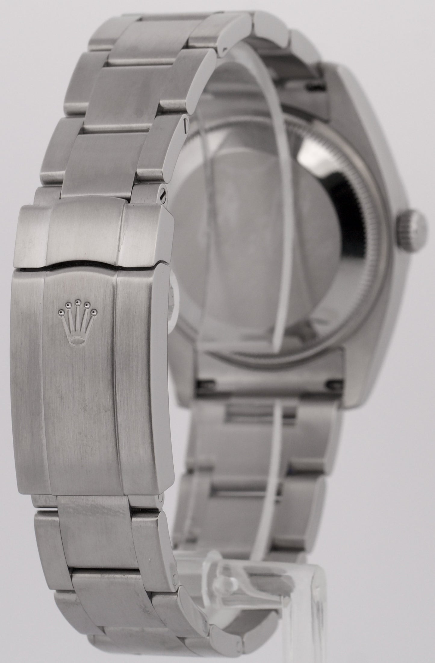 Rolex Oyster Perpetual SILVER CONCENTRIC Stainless Steel Automatic 34mm 114200