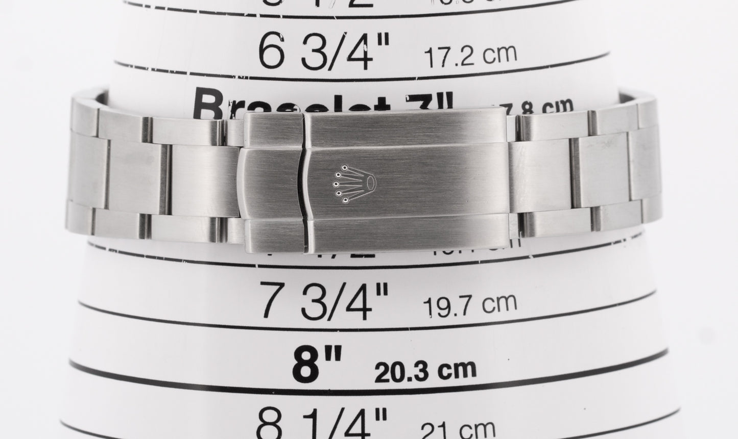 Rolex Oyster Perpetual SILVER CONCENTRIC Stainless Steel Automatic 34mm 114200