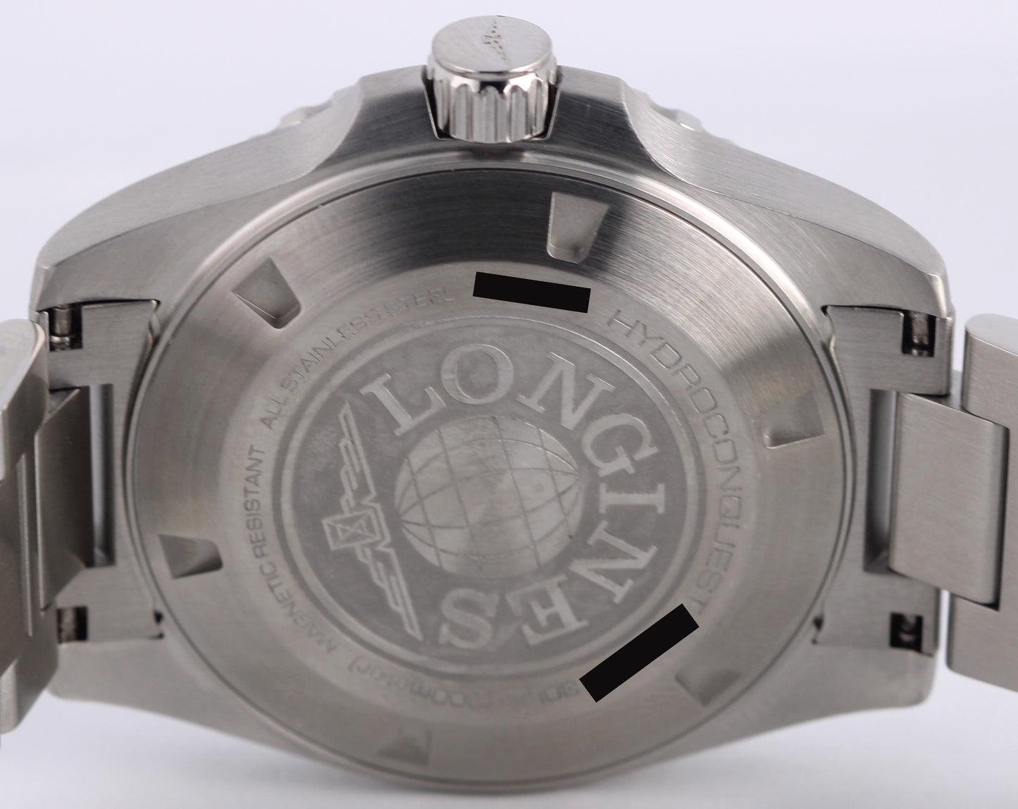 2023 PAPERS Longines Hydroconquest GMT Steel Black 41mm L3.790.4.56.6 Watch BOX