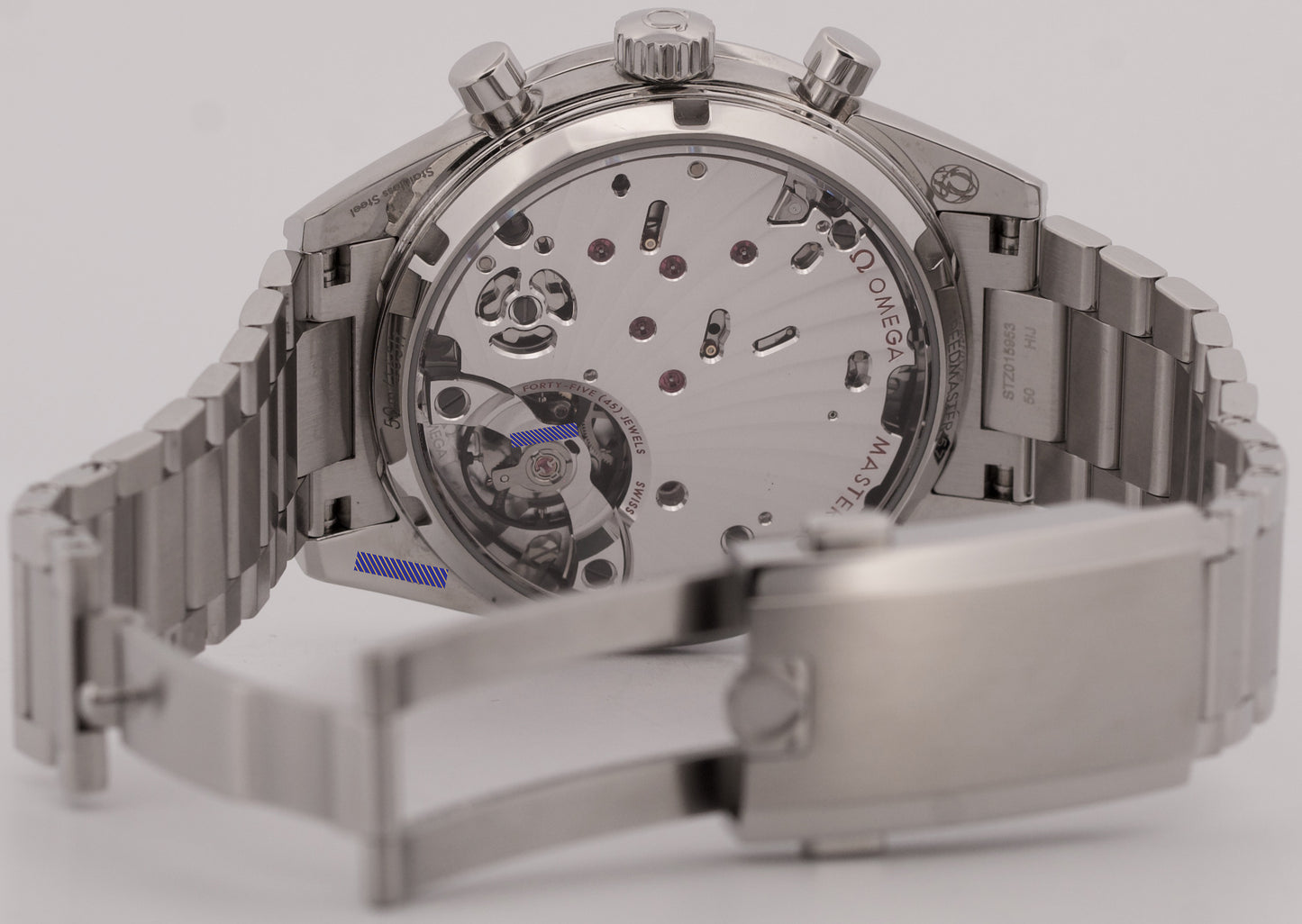 2022 PAPERS Omega Speedmaster '57 Stainless BLUE 40.5mm 332.10.41.51.03.001 BOX