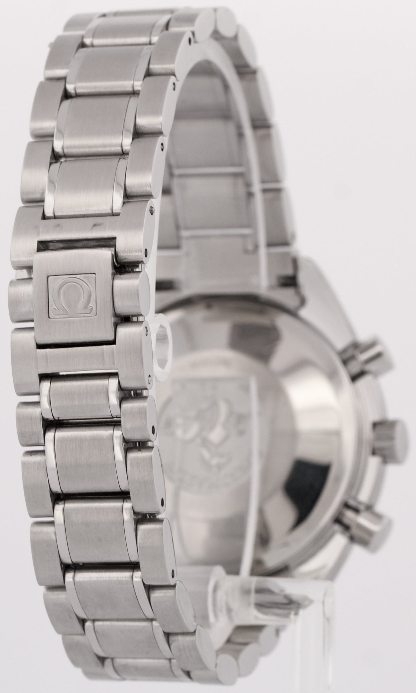 PAPERS Omega Speedmaster Day-Date Chronograph SILVER 39mm Steel 3523.30.00 BOX