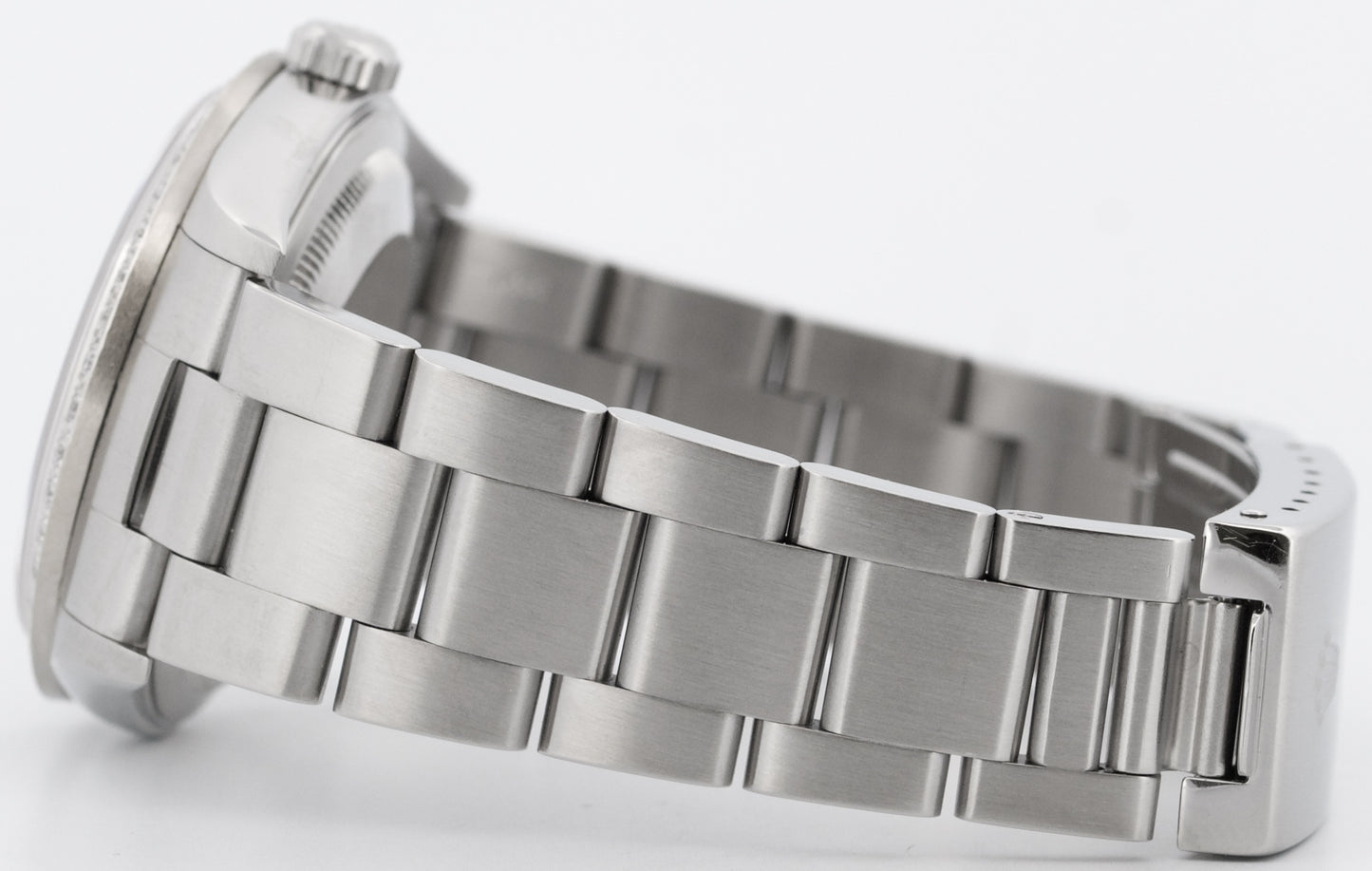 Rolex DateJust 36mm SILVER DIAMOND Stainless Steel Oyster NO-HOLES Watch 16200
