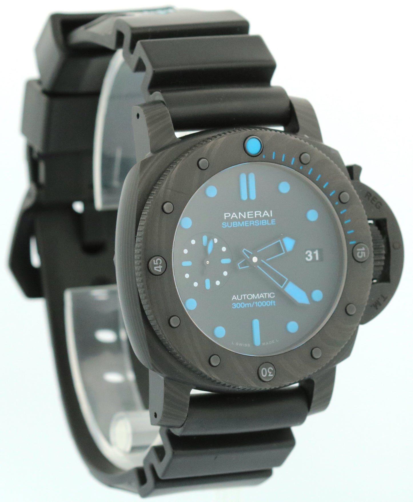 2022 PAPERS Panerai Submersible Carbotech PAM00960 42mm Blue Rubber PAM 960 BOX