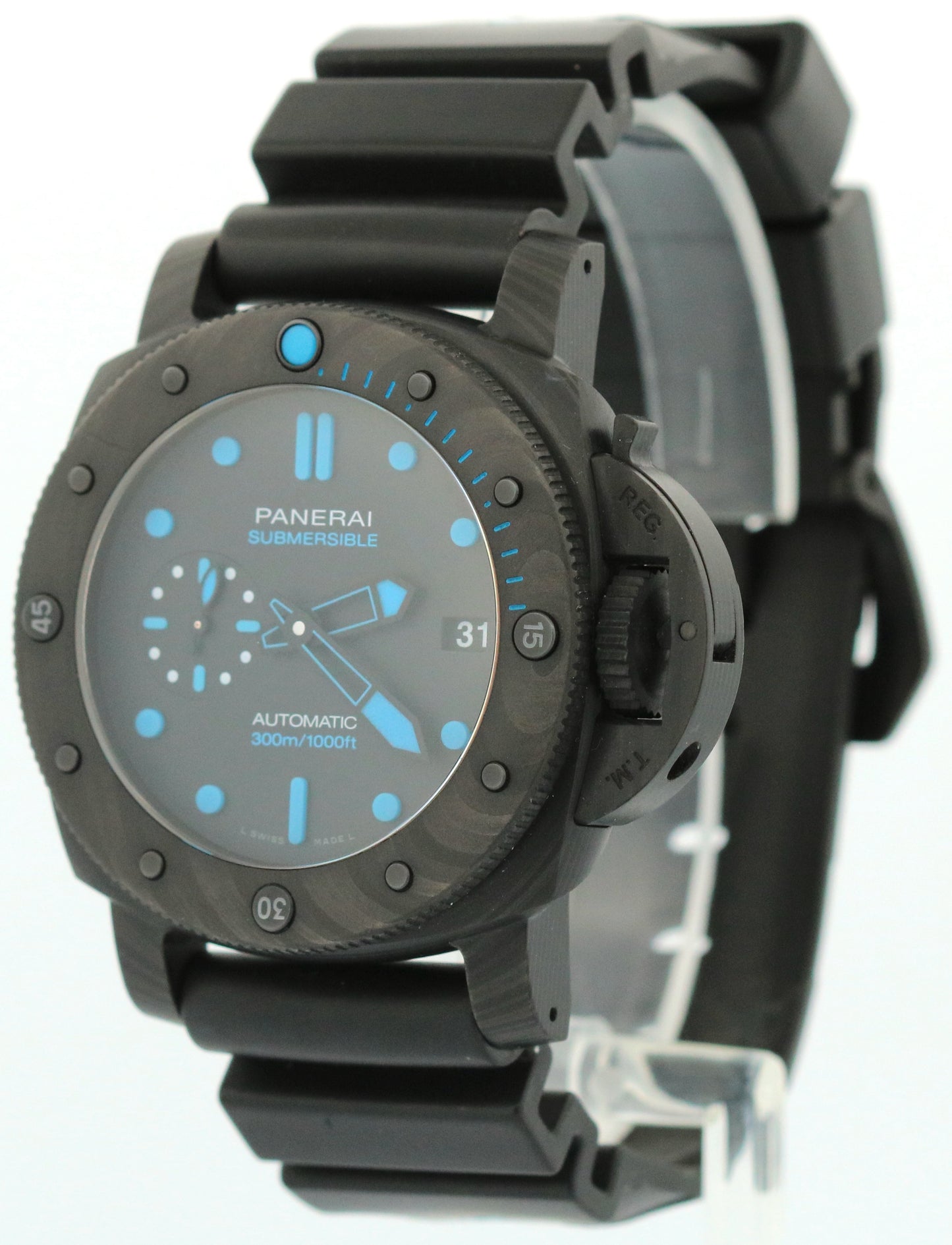 2022 PAPERS Panerai Submersible Carbotech PAM00960 42mm Blue Rubber PAM 960 BOX