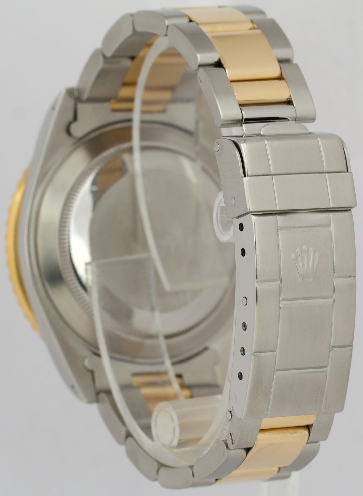 1993 Rolex Submariner Date 40mm BLACK 18K Yellow Gold Stainless 16613 LN Watch