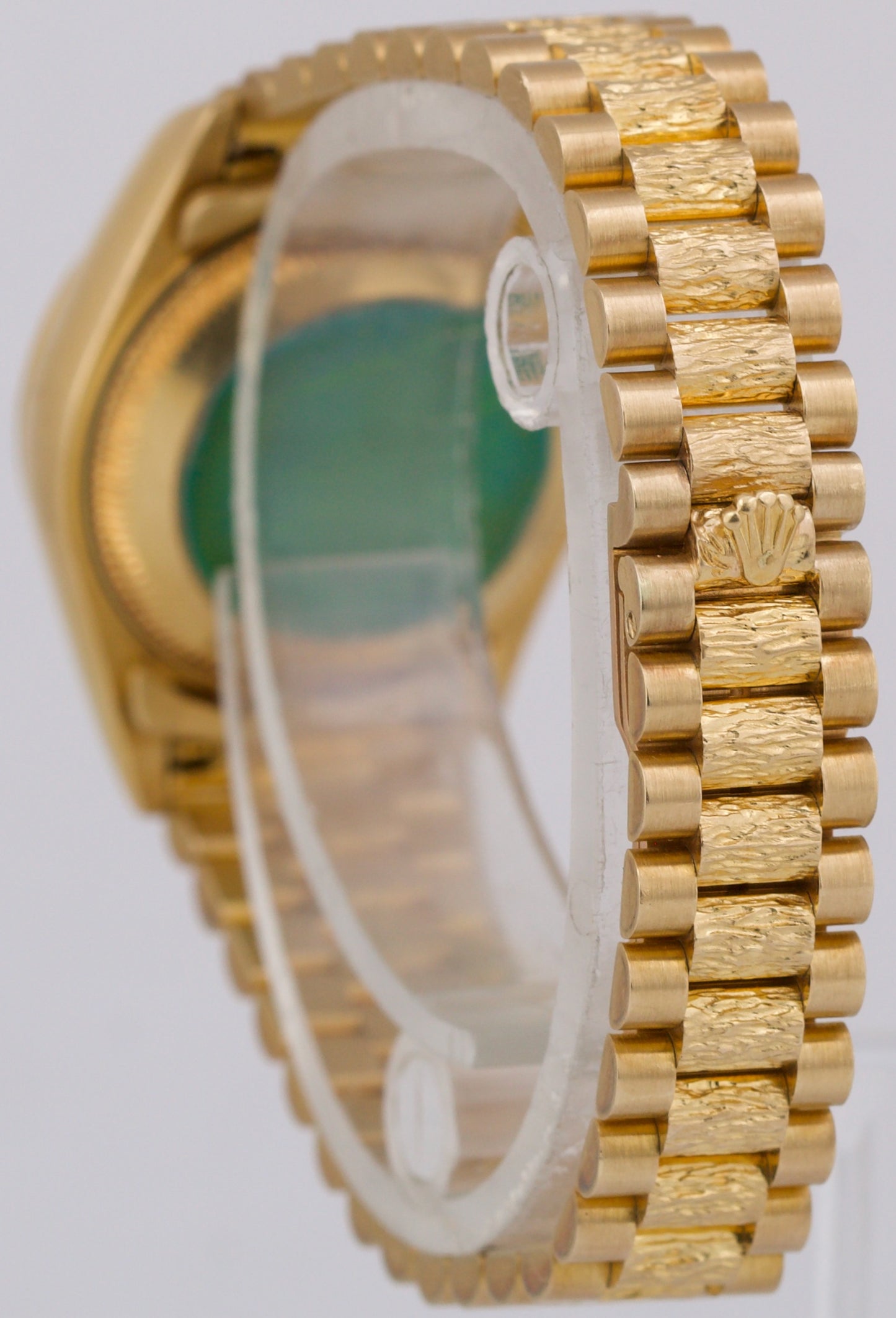 Rolex PAPERS DateJust President Blue 26mm BARK 18K Yellow Gold 69278 Watch BOX