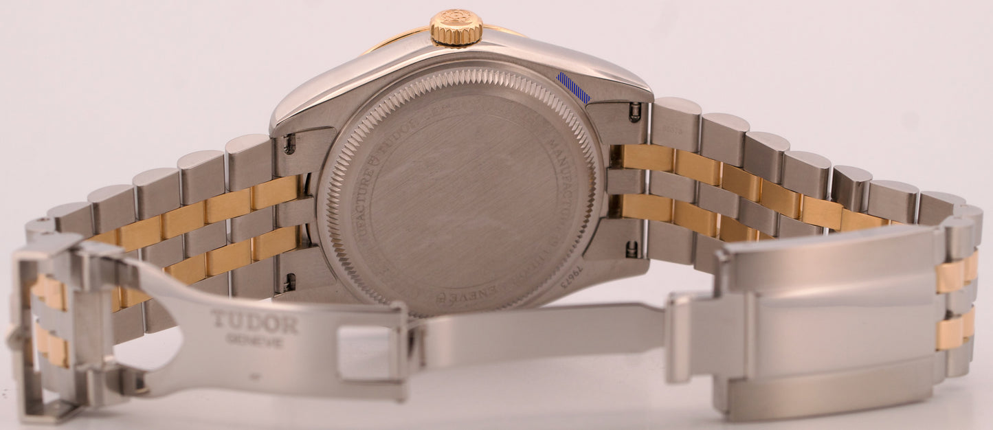 2024 PAPERS Tudor Black Bay CHAMPAGNE DIAMOND 18K Gold Steel 39mm 79673 Watch BOX
