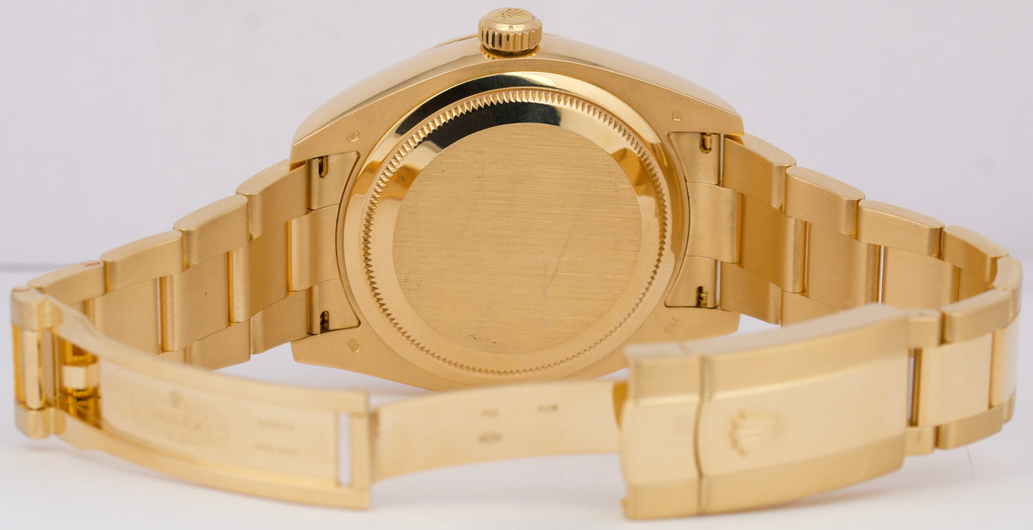 MINT Rolex Sky-Dweller SILVER ROMAN 18K Yellow Gold Oyster 42mm 326938 BOX