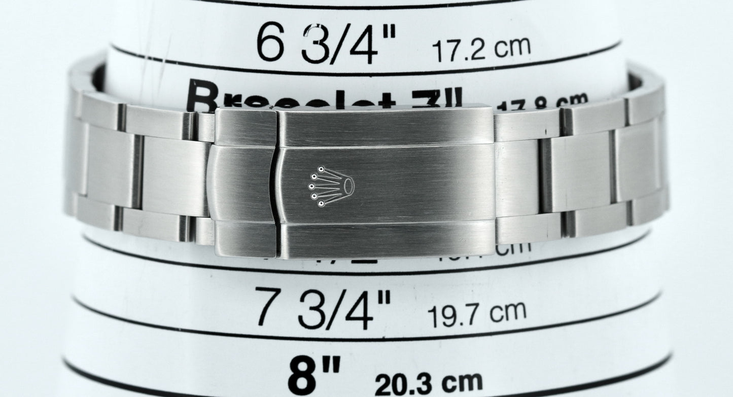 PAPERS Rolex Oyster Perpetual GRAPE Purple Stainless Steel 3-6-9 36mm 116000 BOX