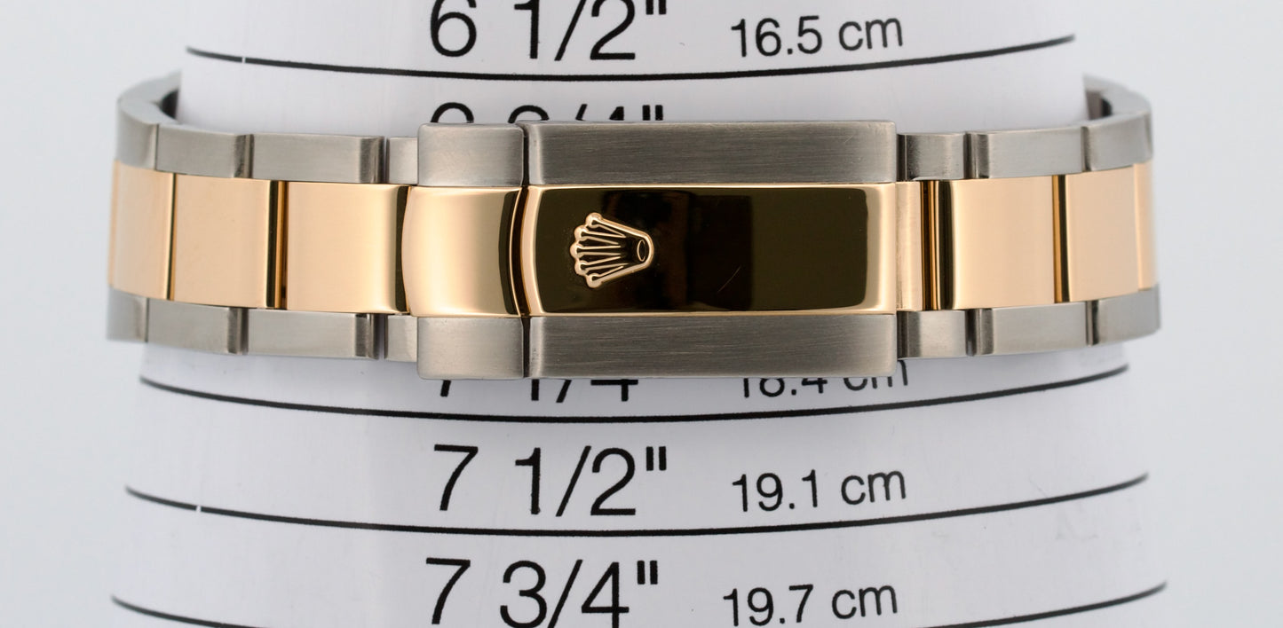 2010 PAPERS Rolex Datejust II WIMBLEDON Rhodium Steel 18K Gold 41mm 116333 BOX