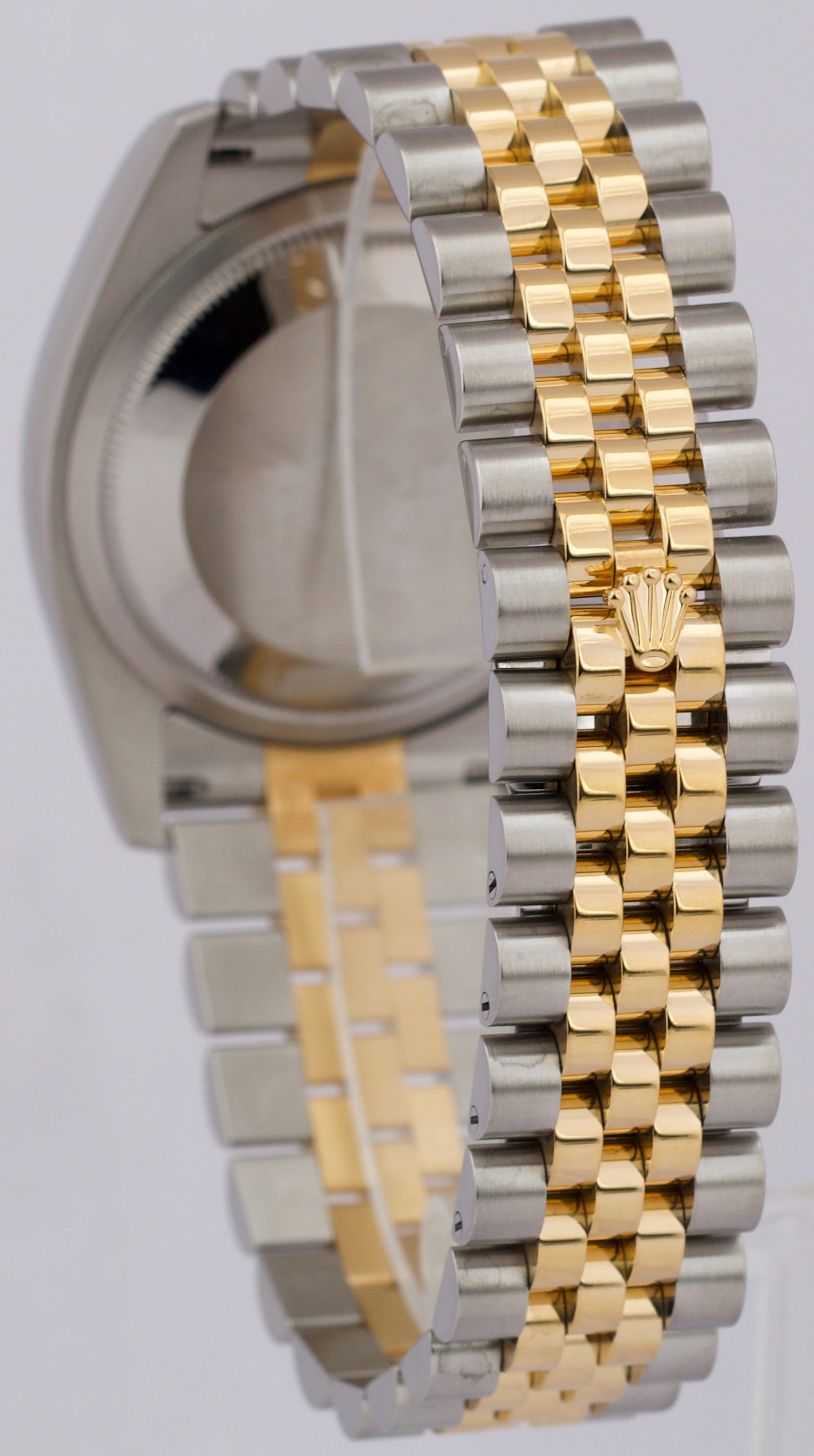 MINT Rolex DateJust 36mm WHITE DIAMOND 18K Gold SUPER JUBILEE 116233 Watch
