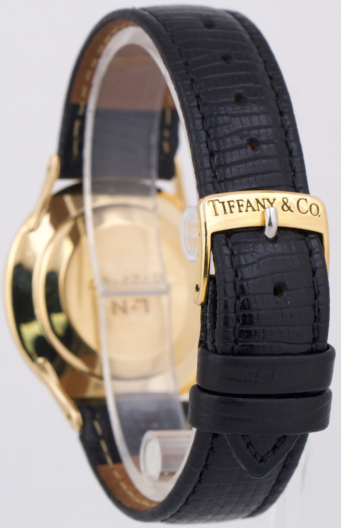 TIFFANY STAMP VINTAGE Patek Philippe Calatrava 3484 34mm 18K Yellow Gold Watch