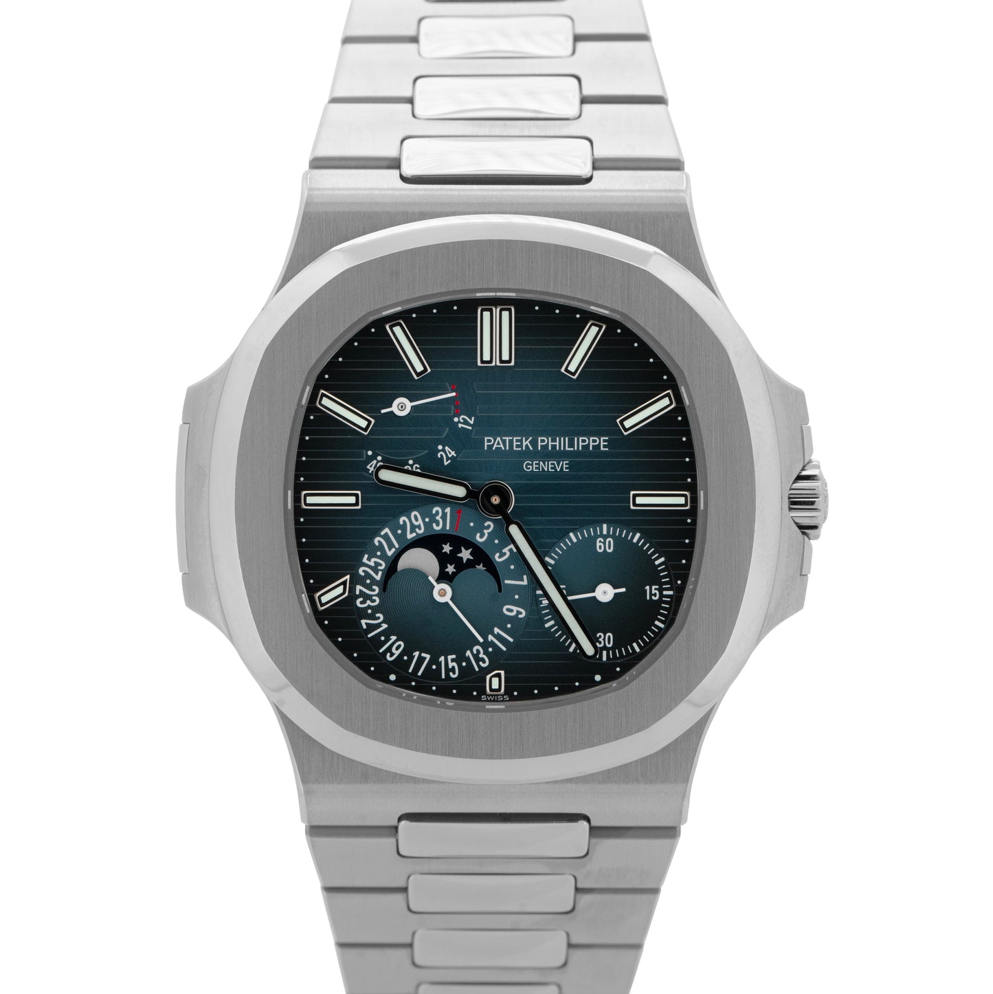 Patek Philippe Complete Nautilus Blue Moon Phase 40mm 5712/1A-001 BOX